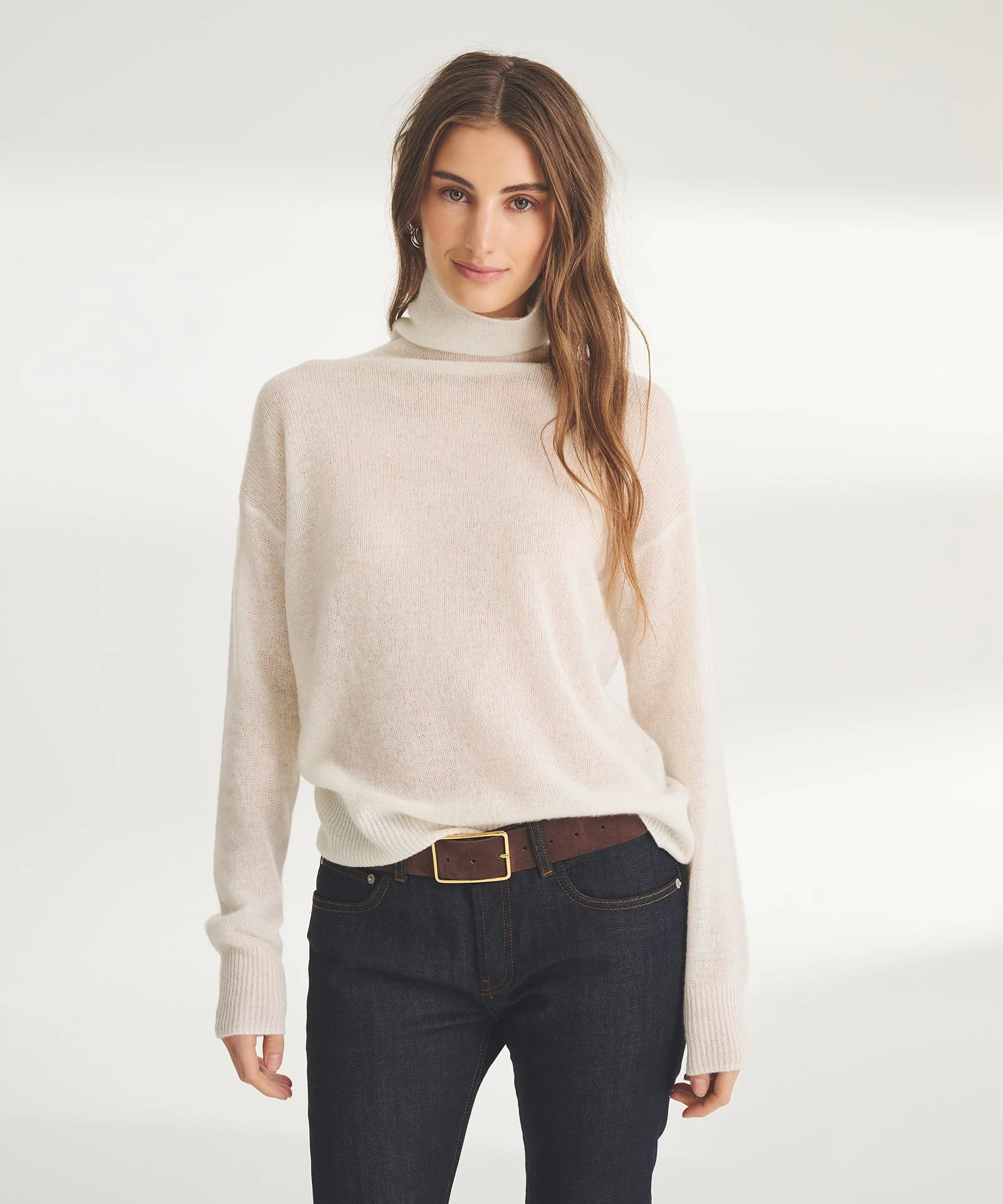 Featherweight Cashmere Turtleneck - Image 3