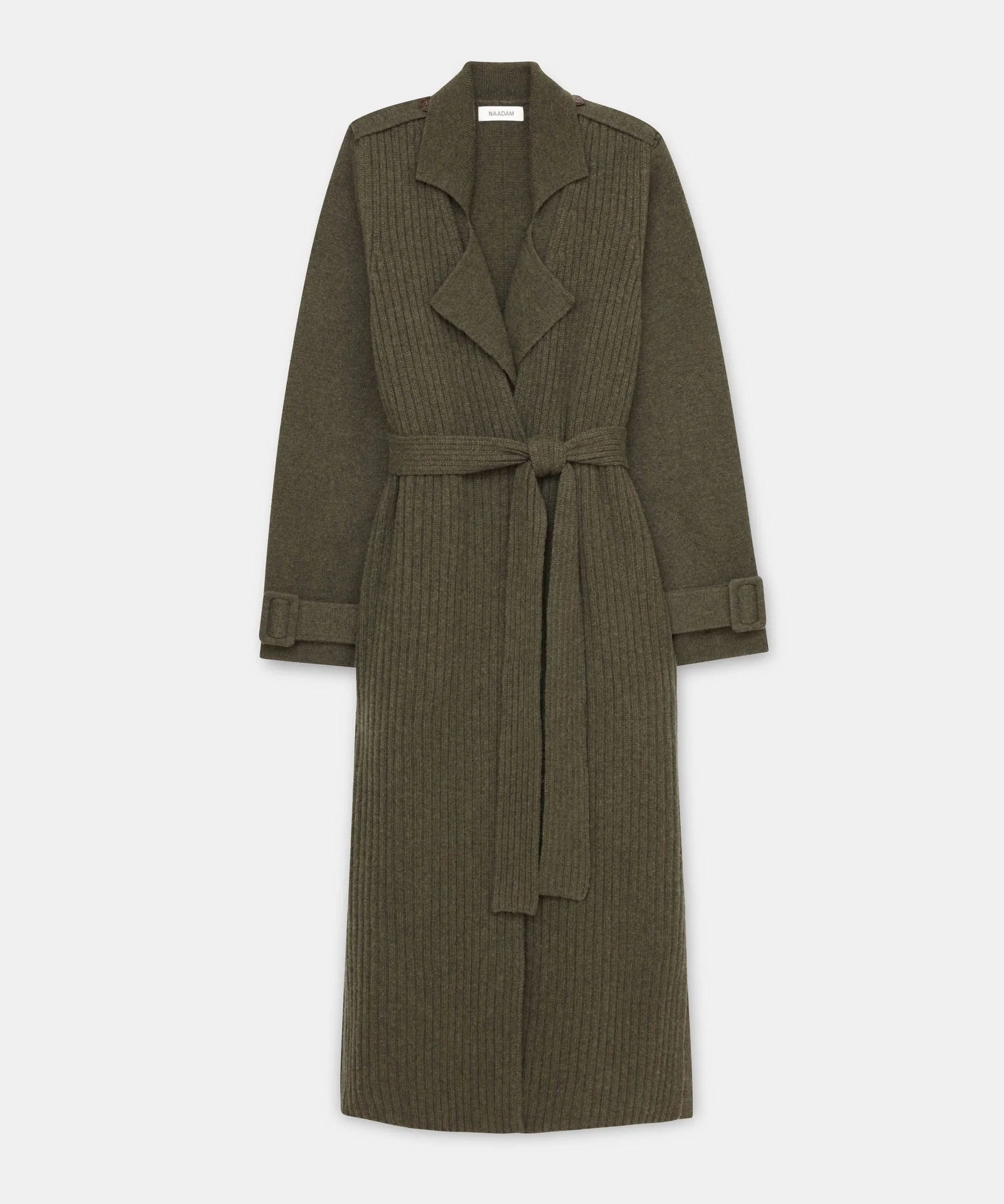 Full Length Two Piece Knit Coat - Image 6