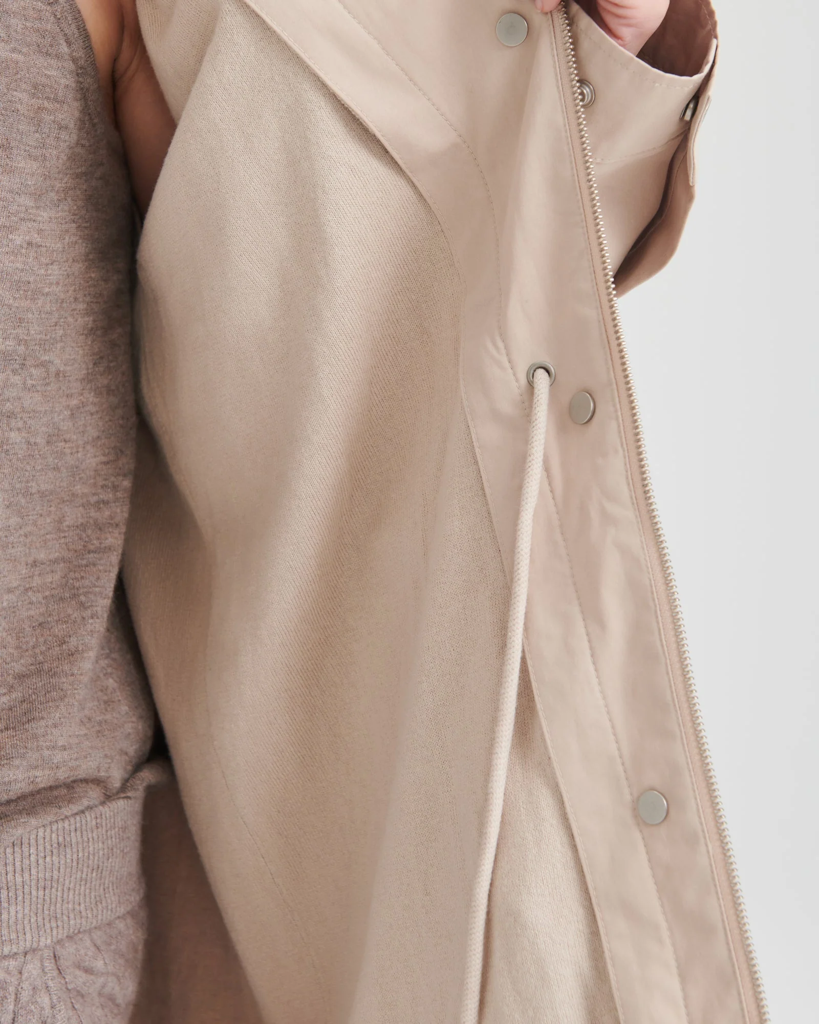 Hooded Raincoat with Removable Lining - Image 6
