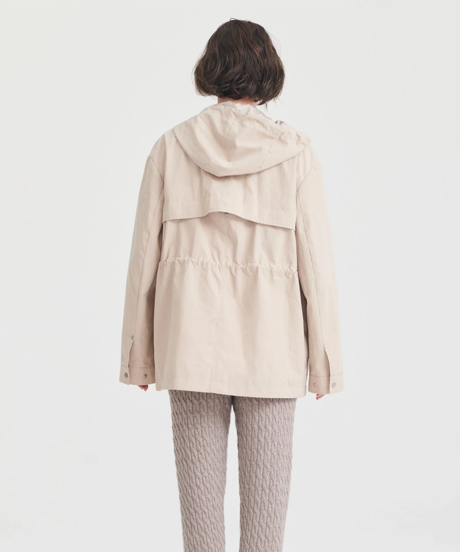 Hooded Raincoat with Removable Lining - Image 7