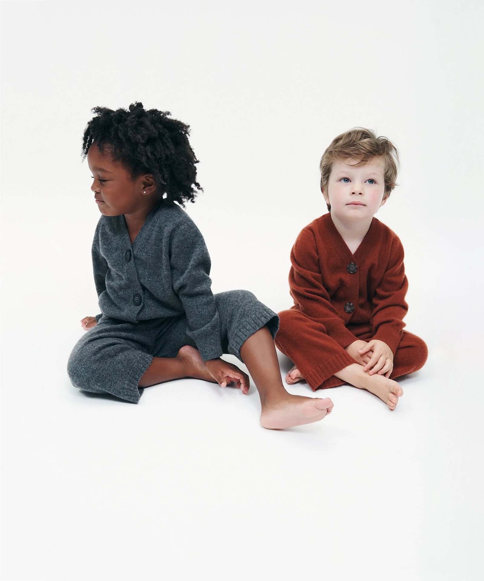 Kid's Cashmere Classic Cardigan - Image 3