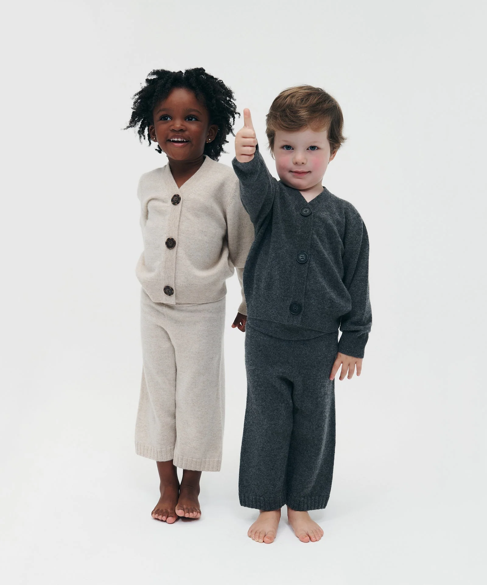Kid's Cashmere Classic Cardigan - Image 5