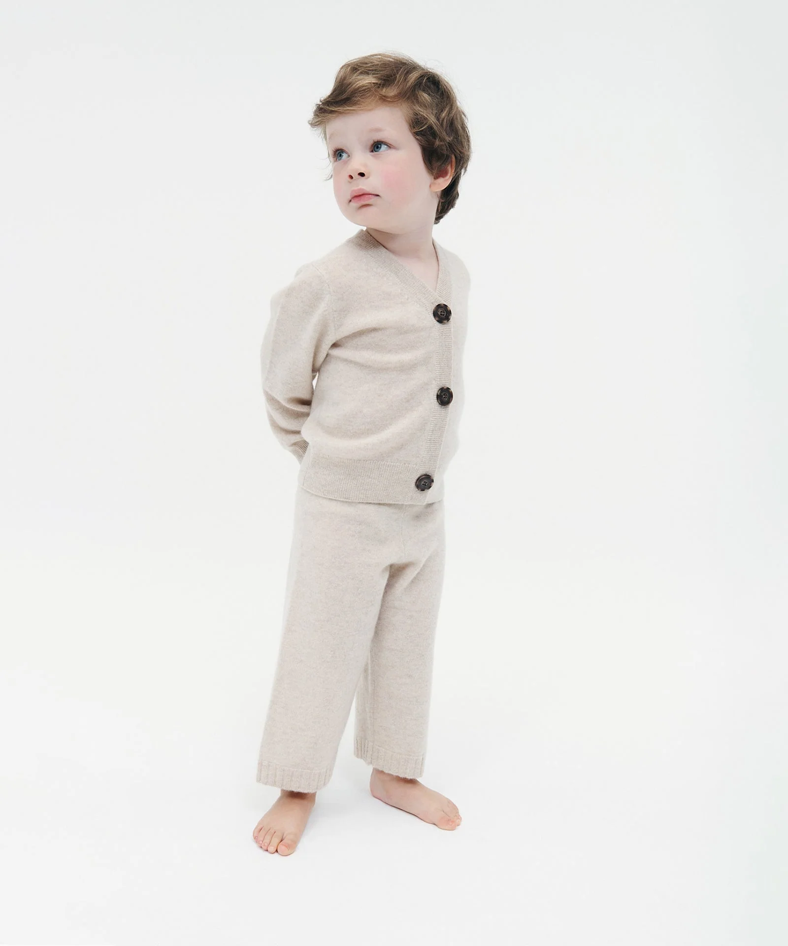 Kid's Cashmere Classic Cardigan - Image 6