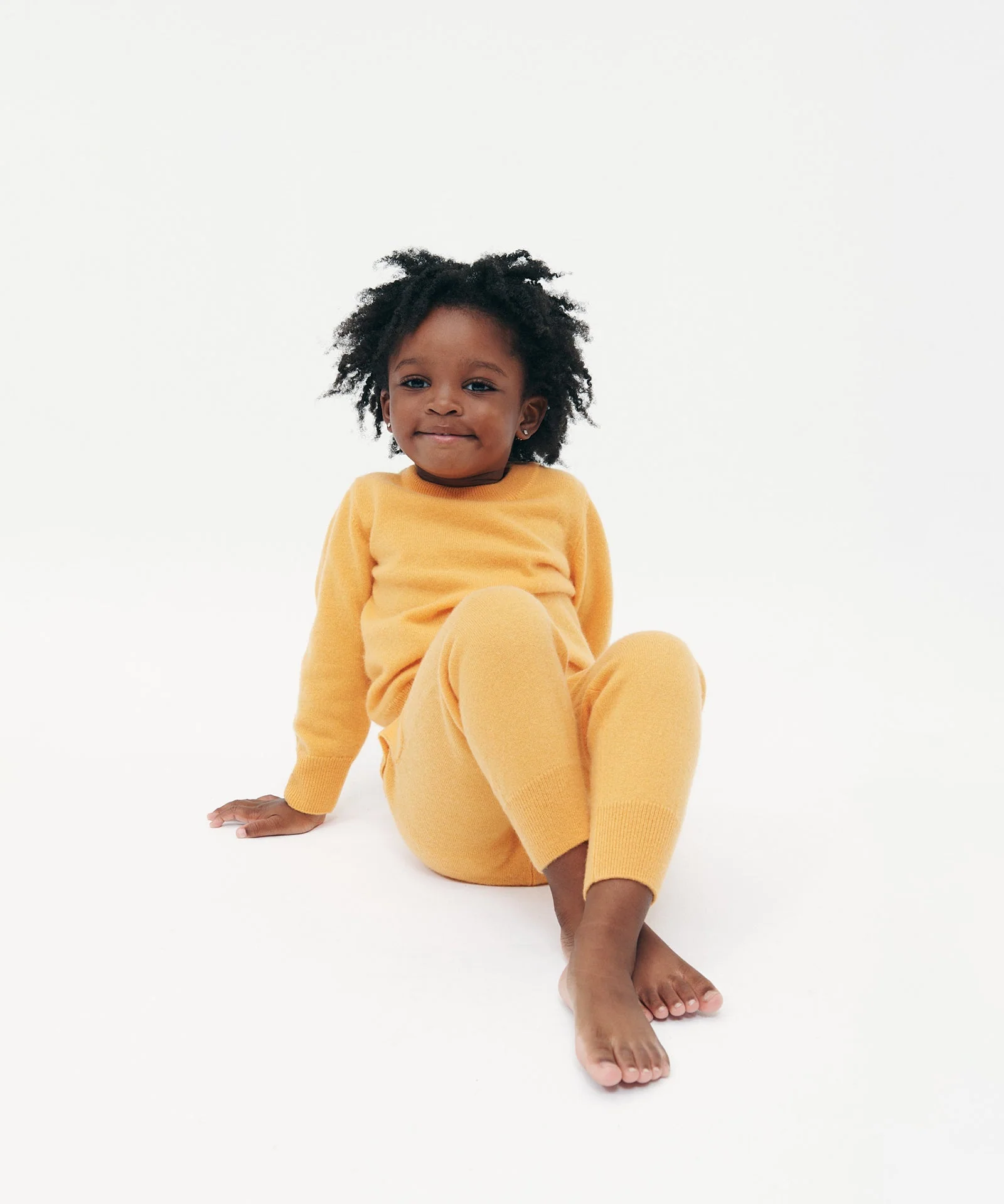 Kid's Signature Cashmere Crewneck Jogger Set - Image 27