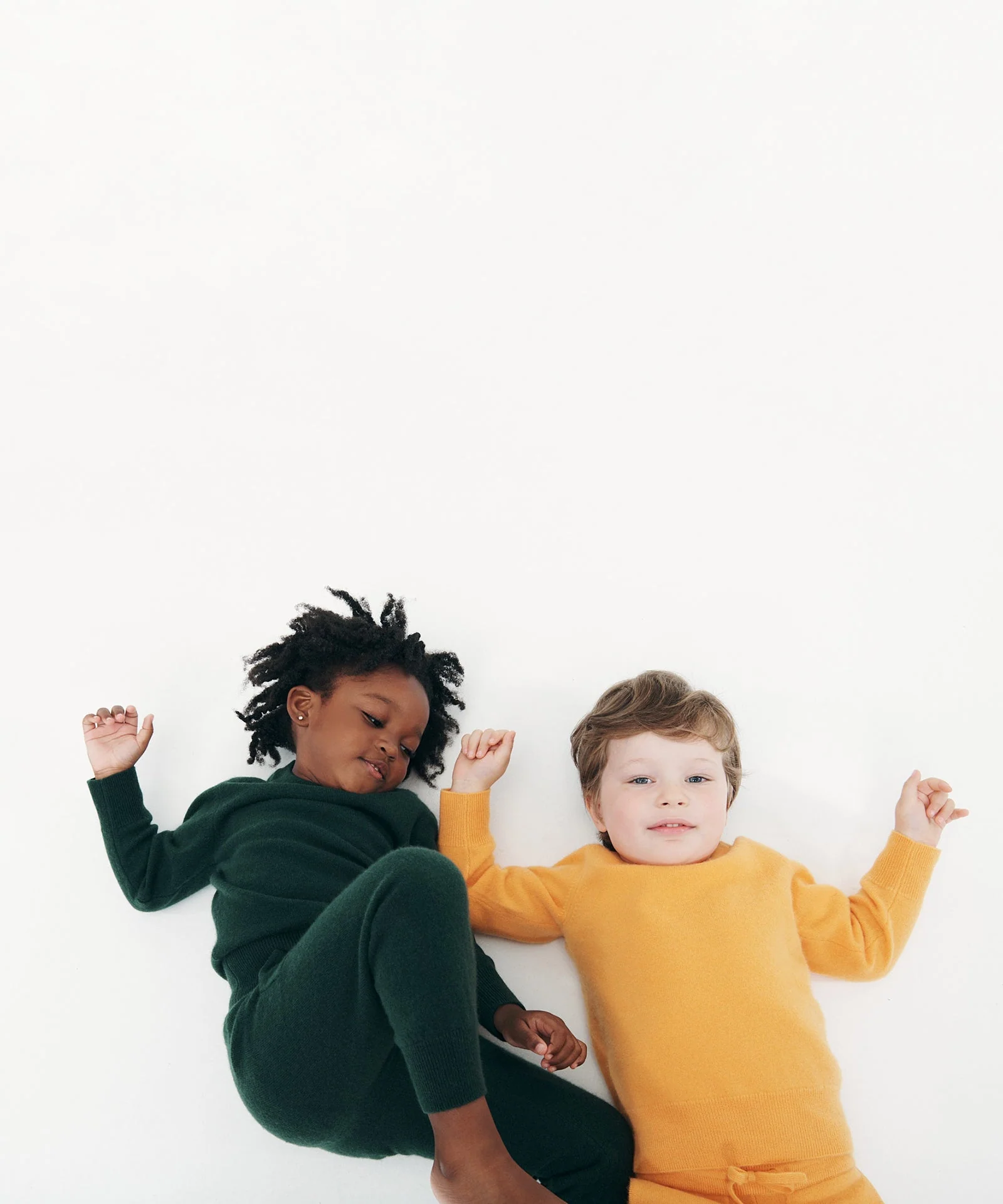 Kid's Signature Cashmere Crewneck Jogger Set - Image 28
