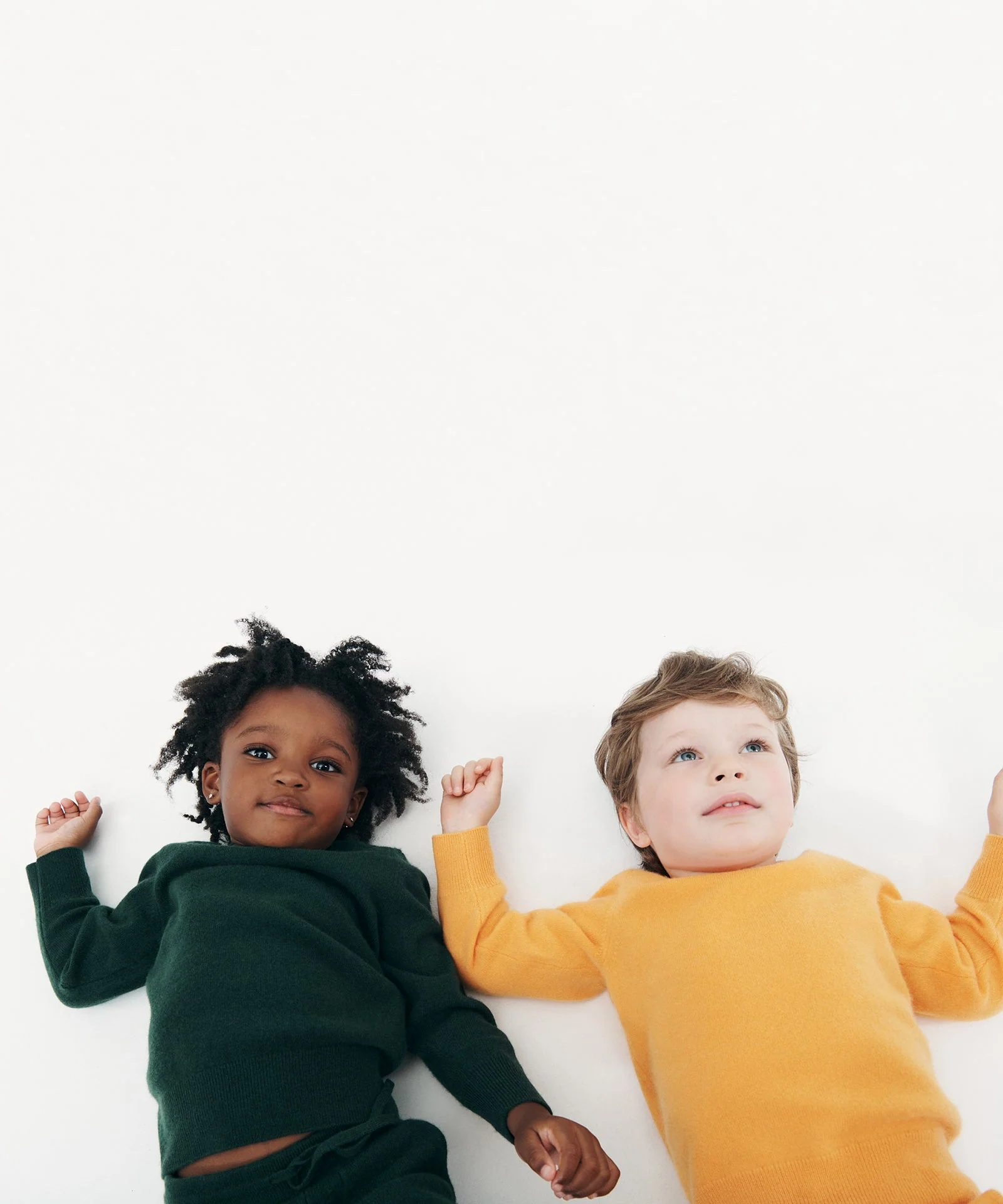 Kid's Signature Cashmere Crewneck Jogger Set - Image 29