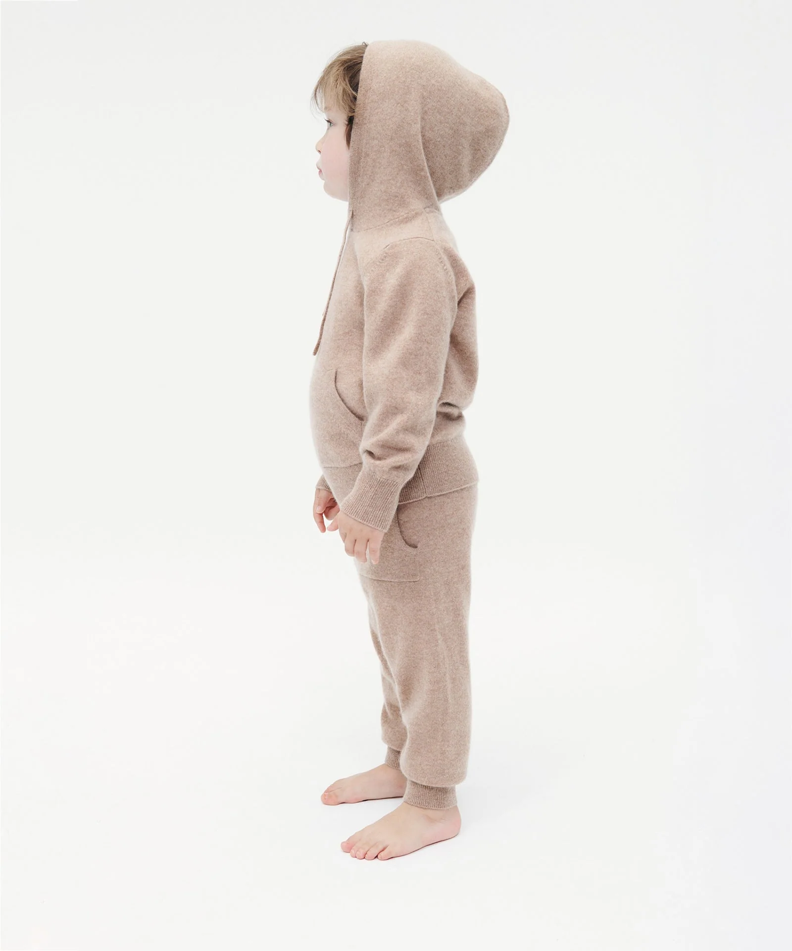 Kid's Signature Cashmere Hoodie Jogger Set - Image 11