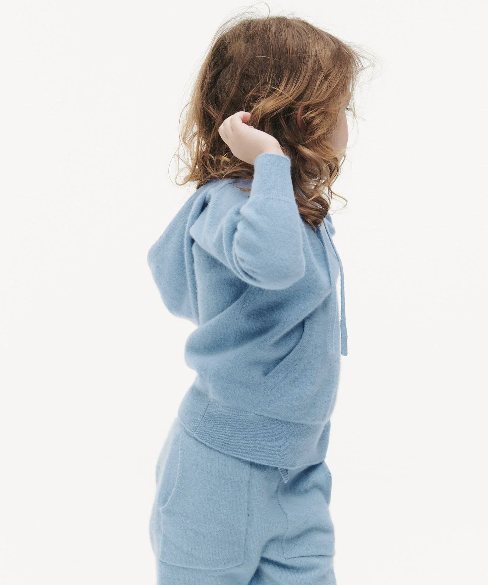 Kid's Signature Cashmere Hoodie Jogger Set - Image 13