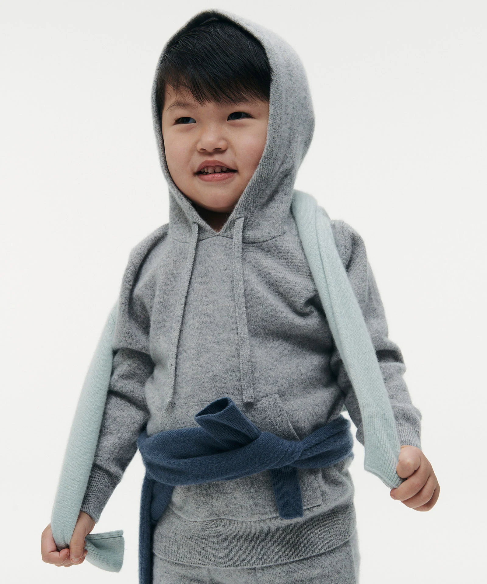 Kid's Signature Cashmere Hoodie Jogger Set - Image 3
