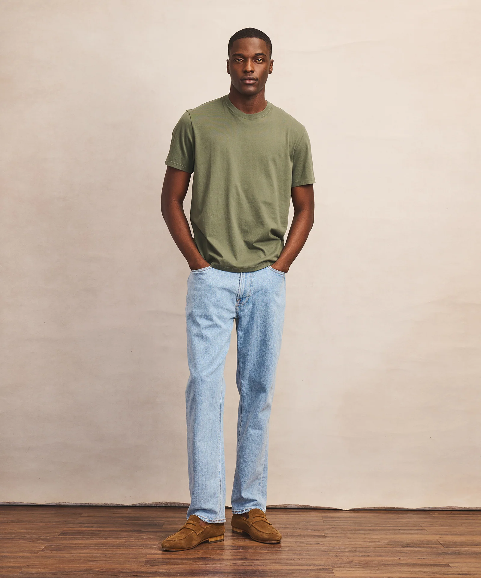 Lightweight Brushed Cotton Tee - Image 10