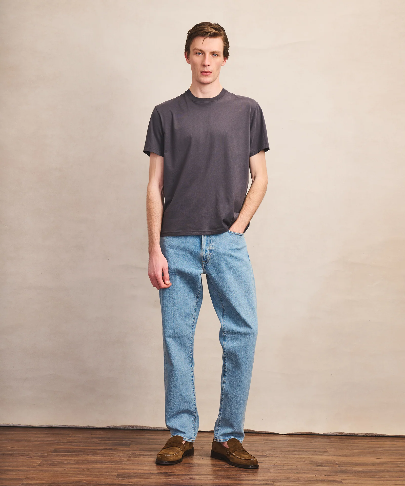 Lightweight Brushed Cotton Tee - Image 21