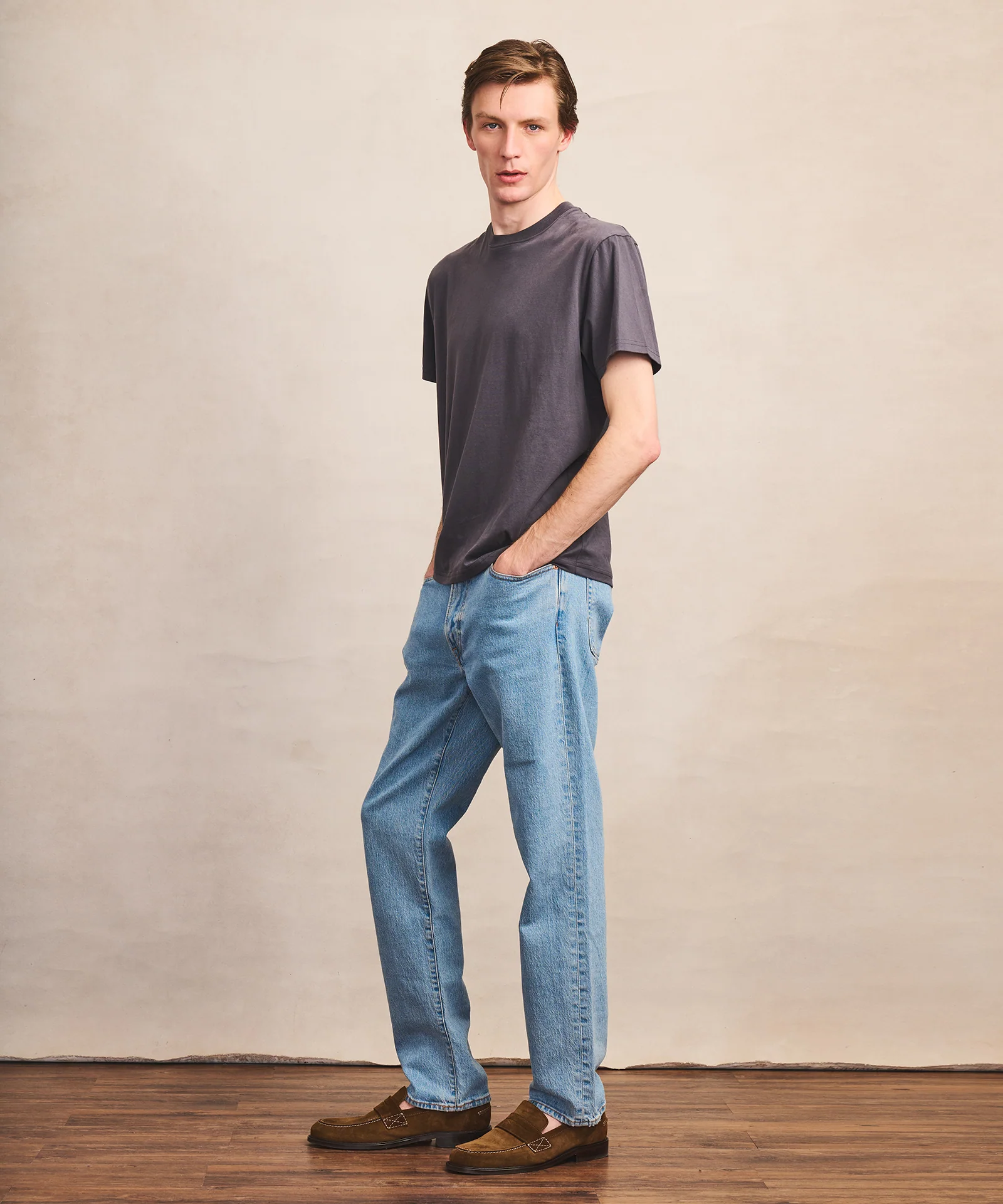 Lightweight Brushed Cotton Tee - Image 22