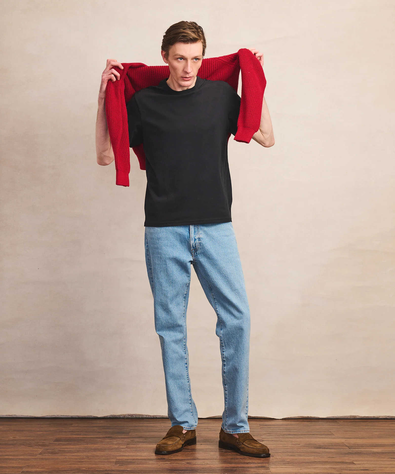 Lightweight Brushed Cotton Tee - Image 3