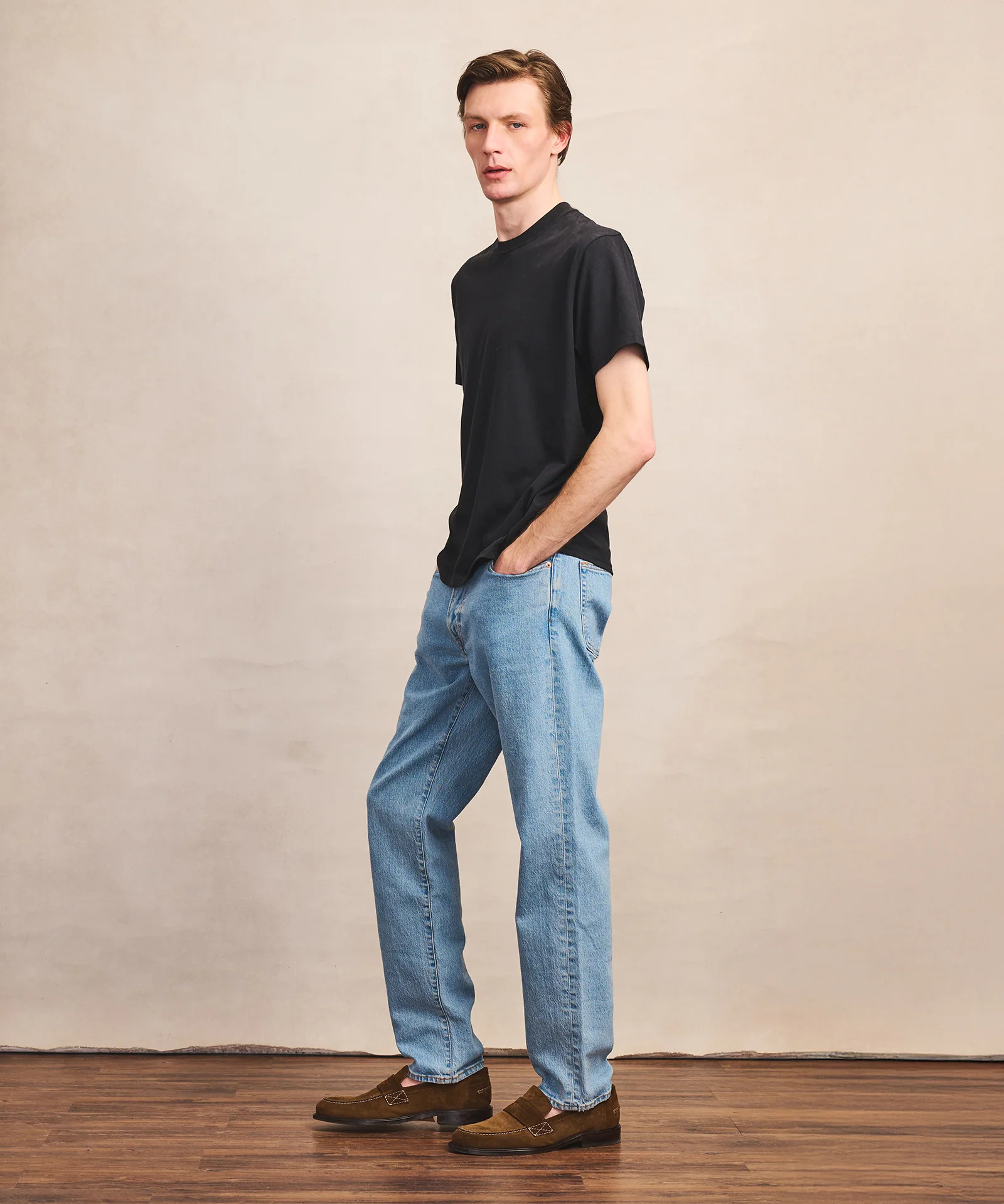 Lightweight Brushed Cotton Tee - Image 5
