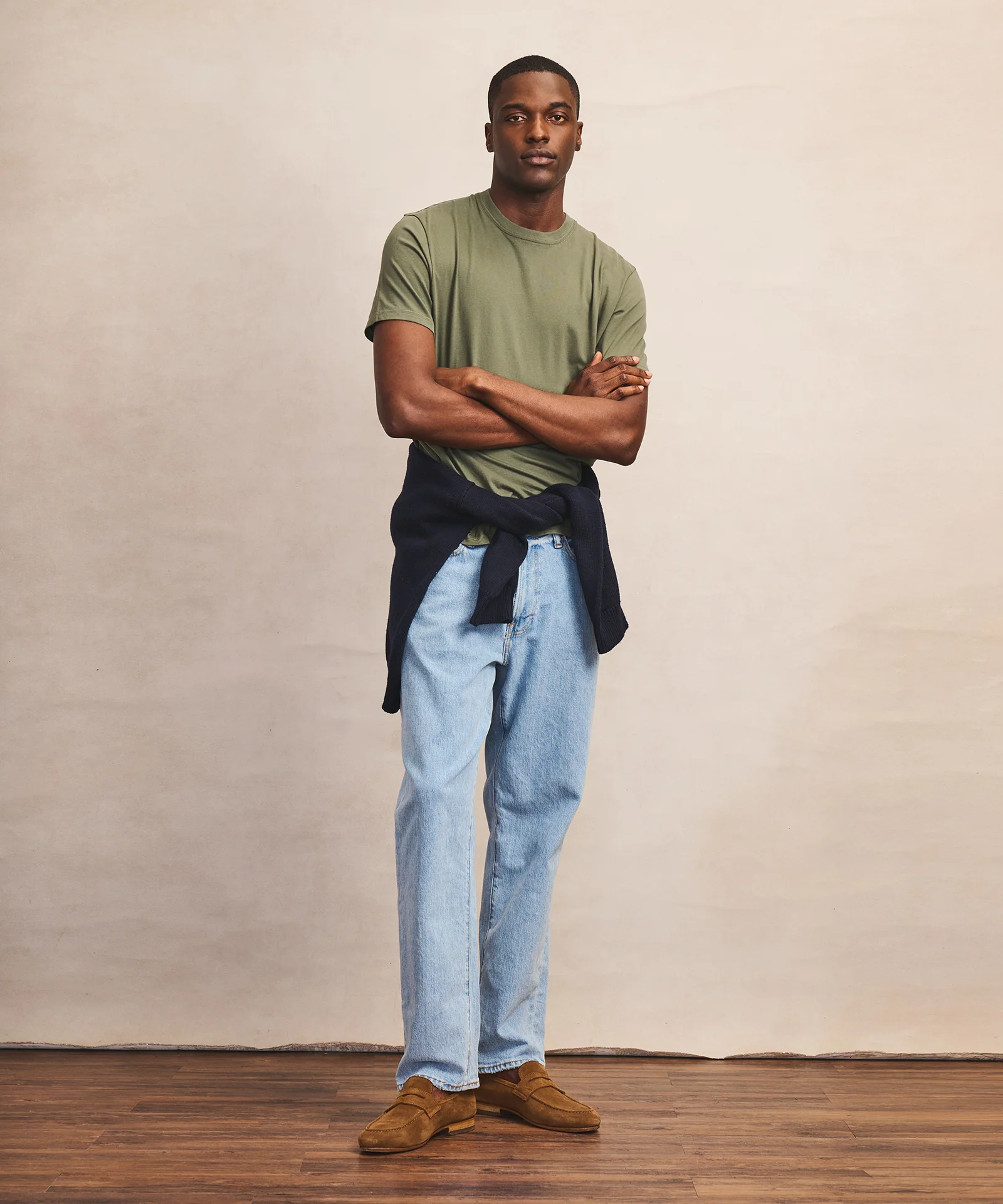 Lightweight Brushed Cotton Tee - Image 8