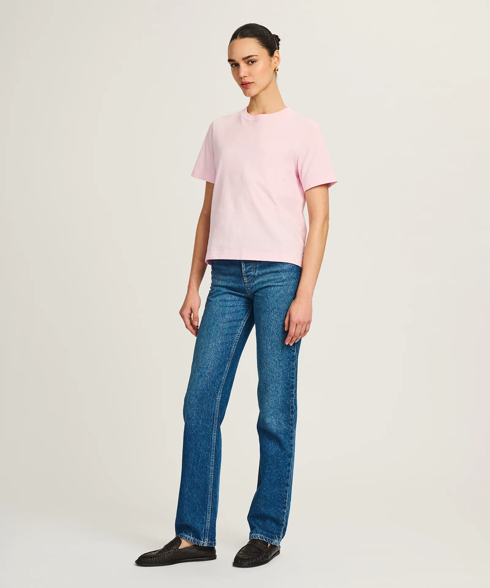 Lightweight Brushed Cotton Relaxed Tee - Image 20