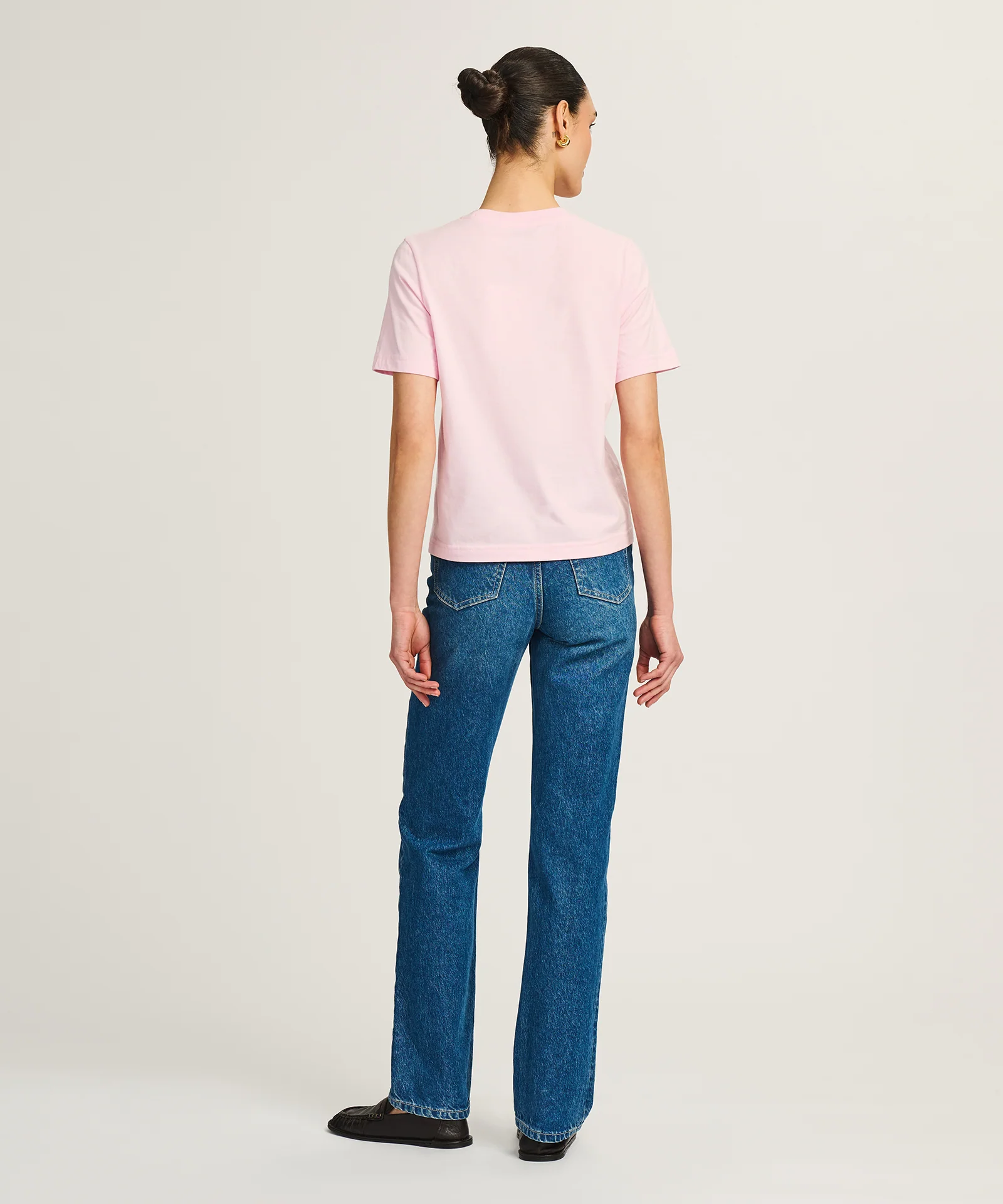 Lightweight Brushed Cotton Relaxed Tee - Image 21