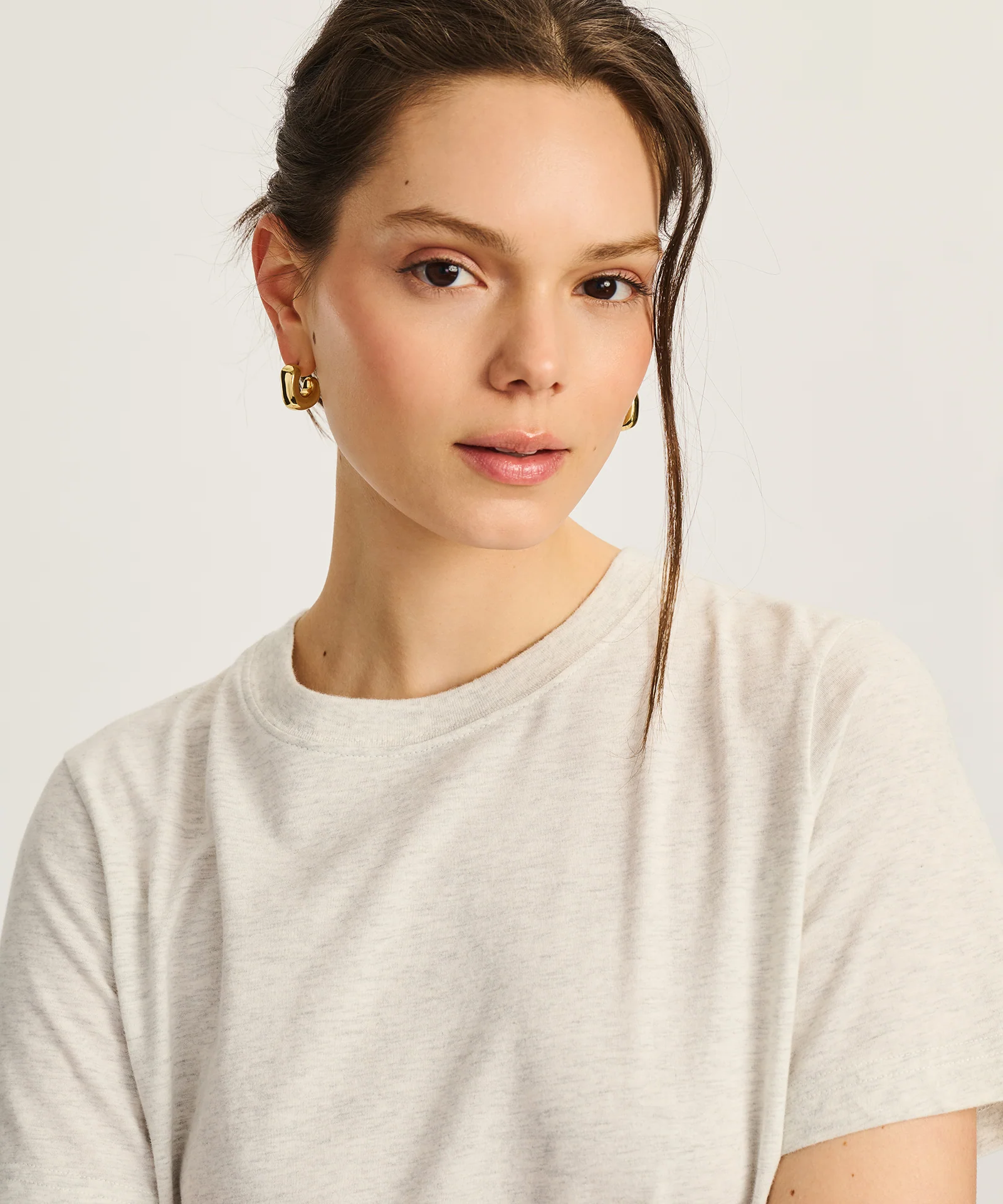 Lightweight Brushed Cotton Relaxed Tee - Image 24