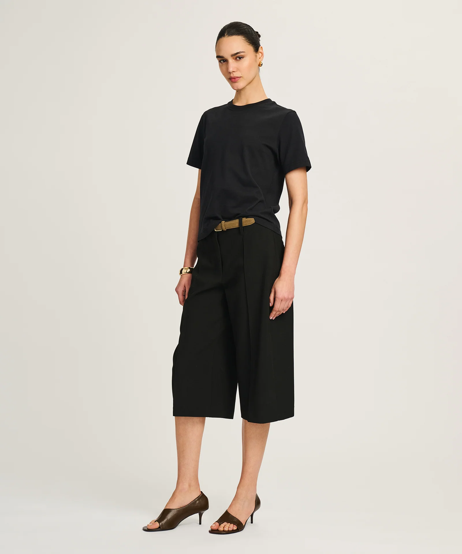 Lightweight Brushed Cotton Relaxed Tee - Image 30