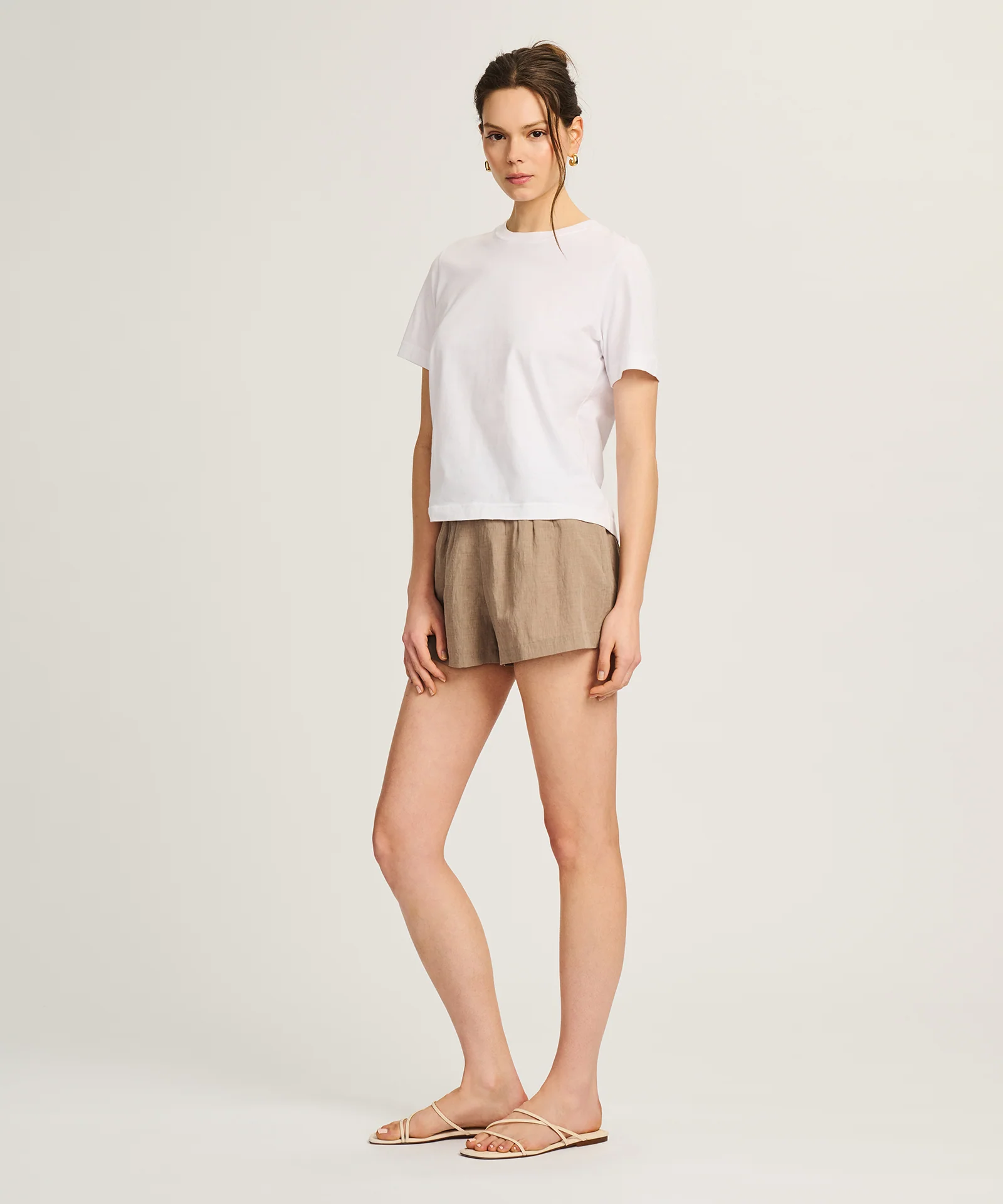Lightweight Brushed Cotton Relaxed Tee - Image 4