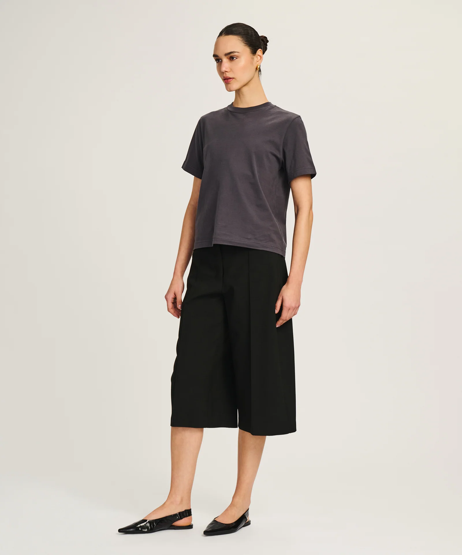 Lightweight Brushed Cotton Relaxed Tee - Image 9