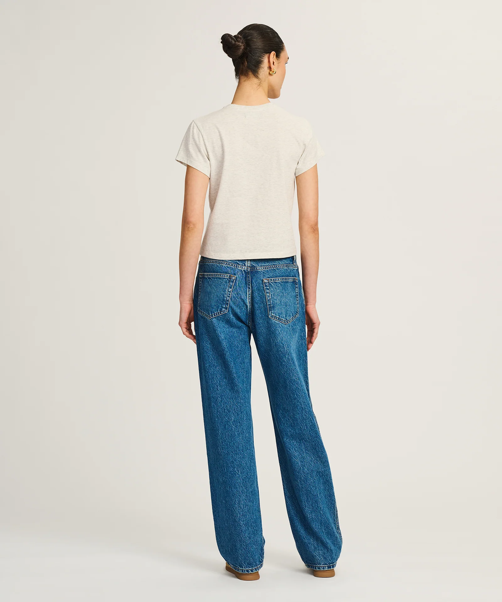 Lightweight Brushed Cotton Slim Tee - Image 11