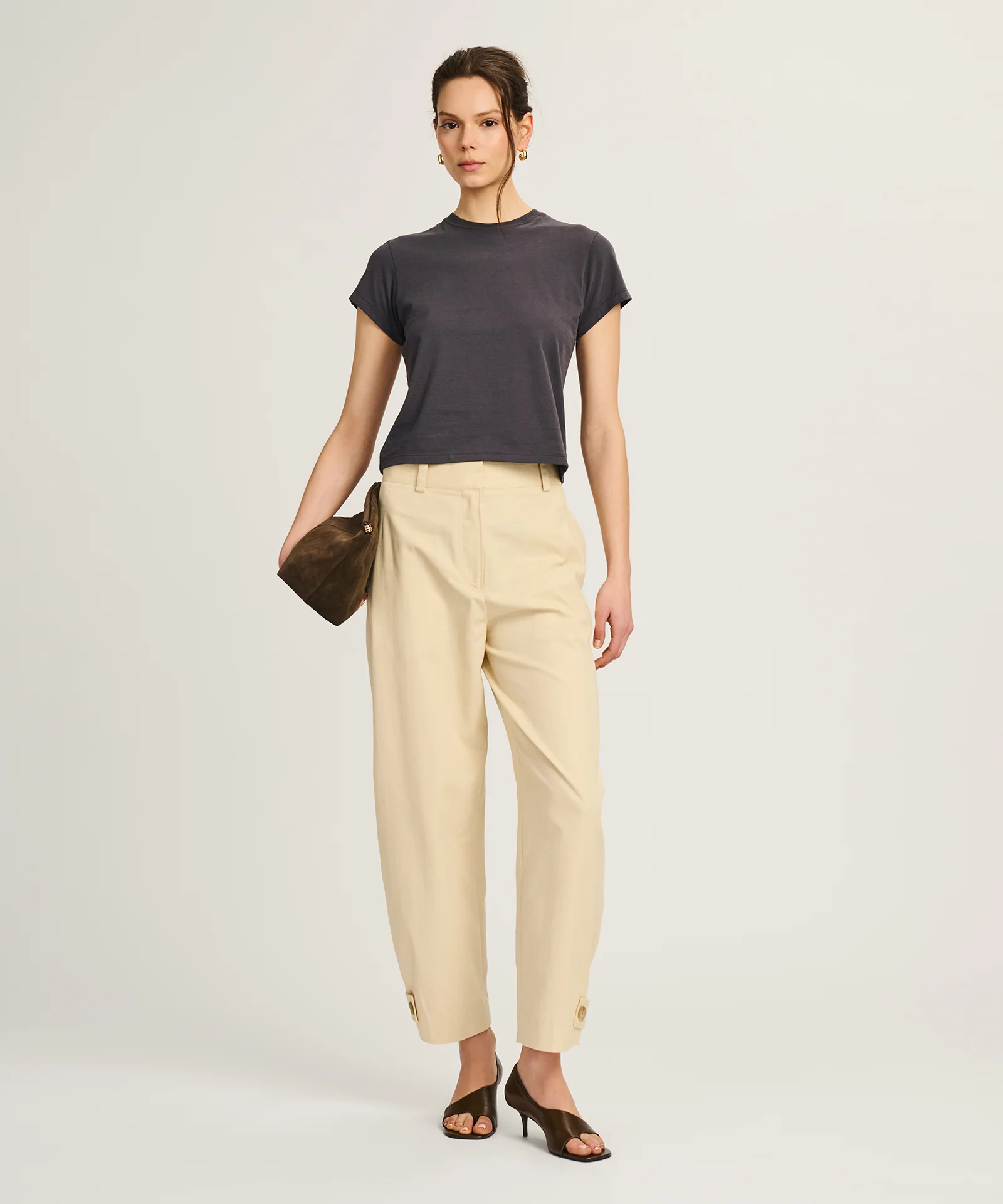 Lightweight Brushed Cotton Slim Tee - Image 12