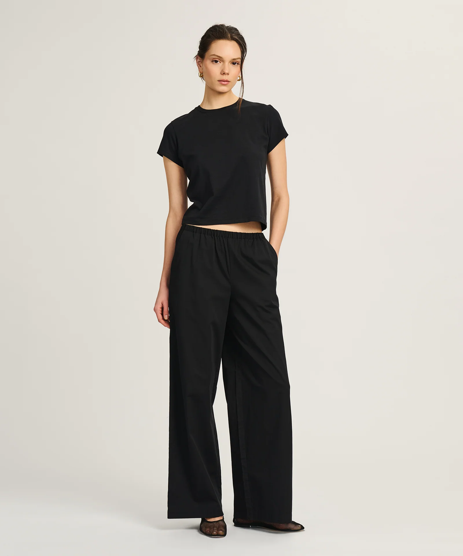 Lightweight Brushed Cotton Slim Tee - Image 17