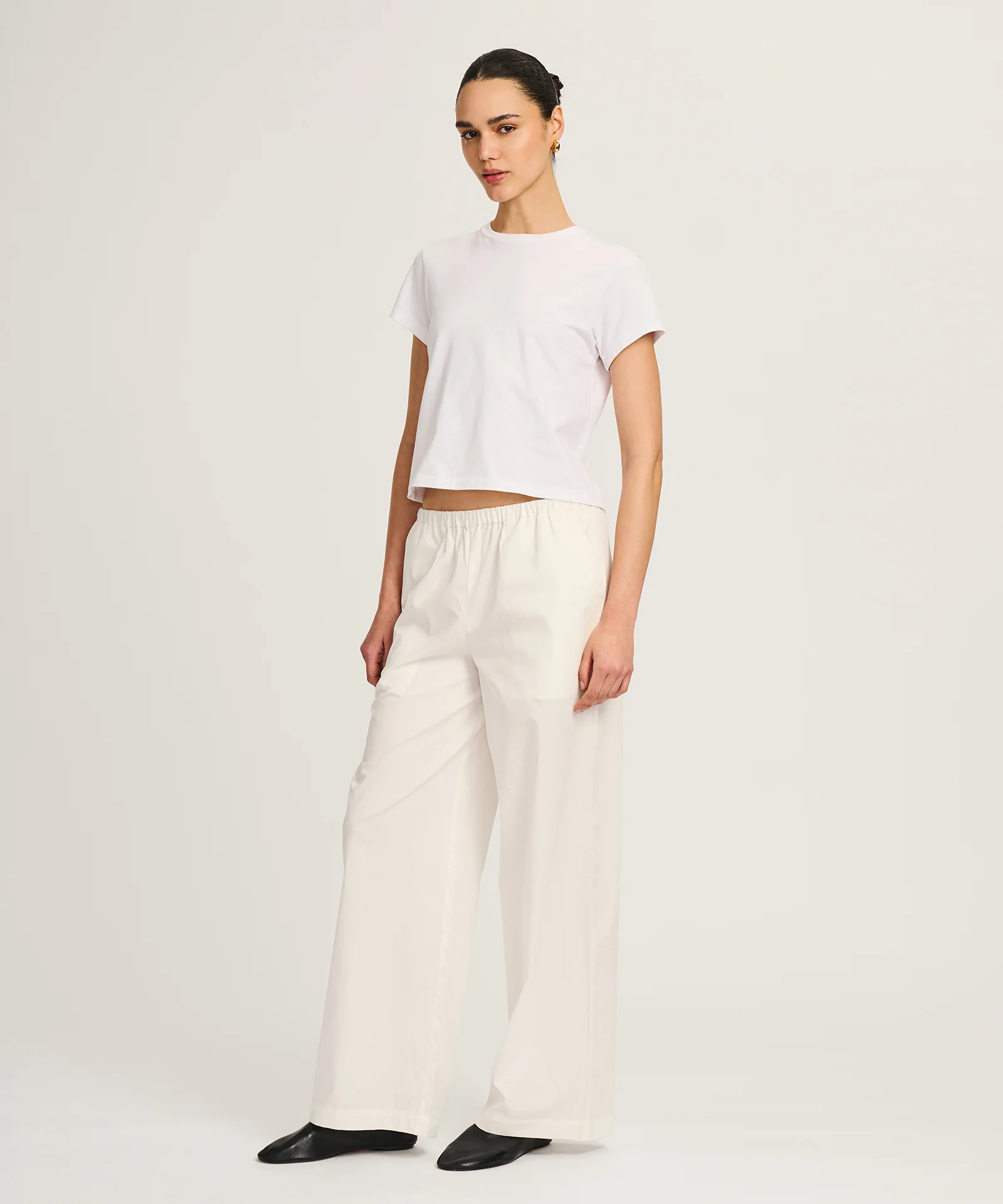 Lightweight Brushed Cotton Slim Tee - Image 6