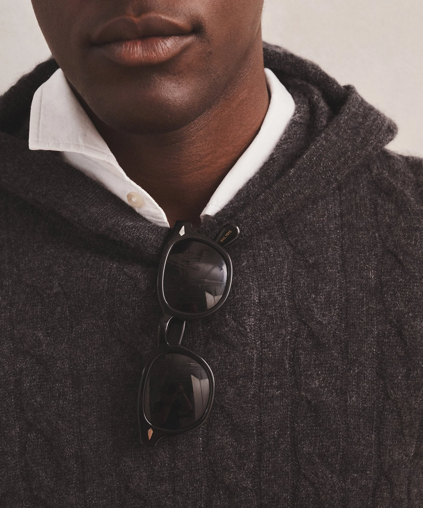 Lightweight Cashmere Cable Hoodie - Image 10