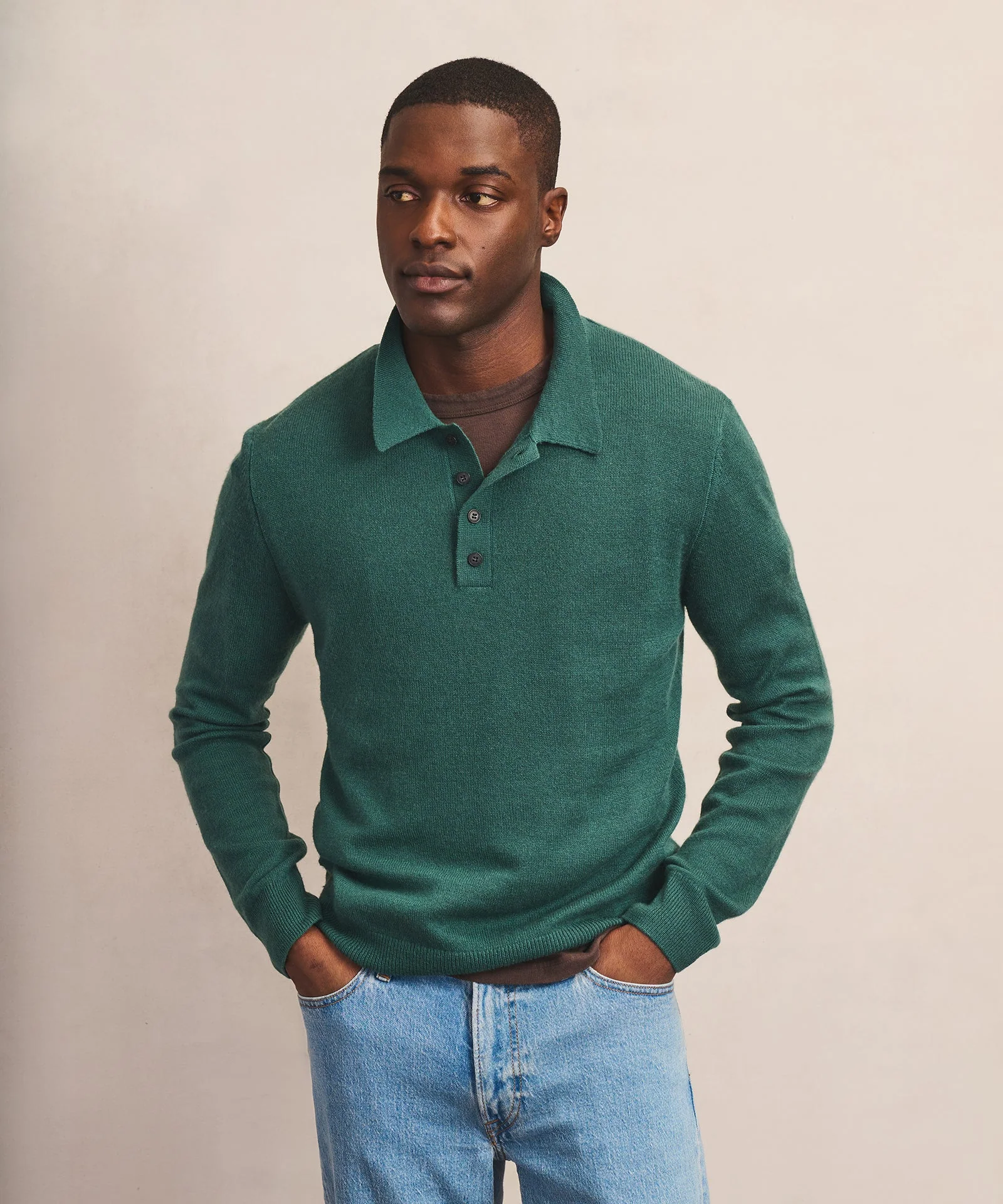Lightweight Cashmere Polo - Image 3