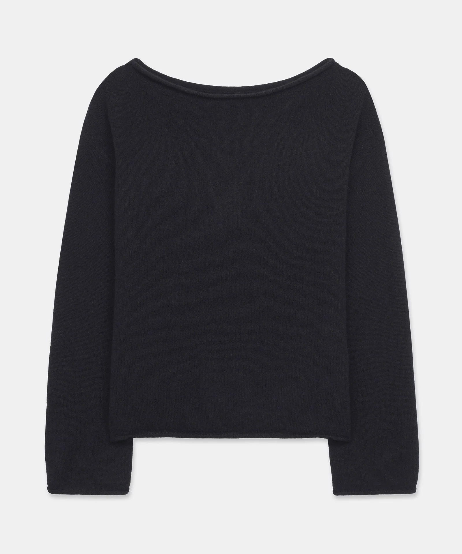 Lightweight Cashmere Relaxed Boatneck Sweater - Image 23