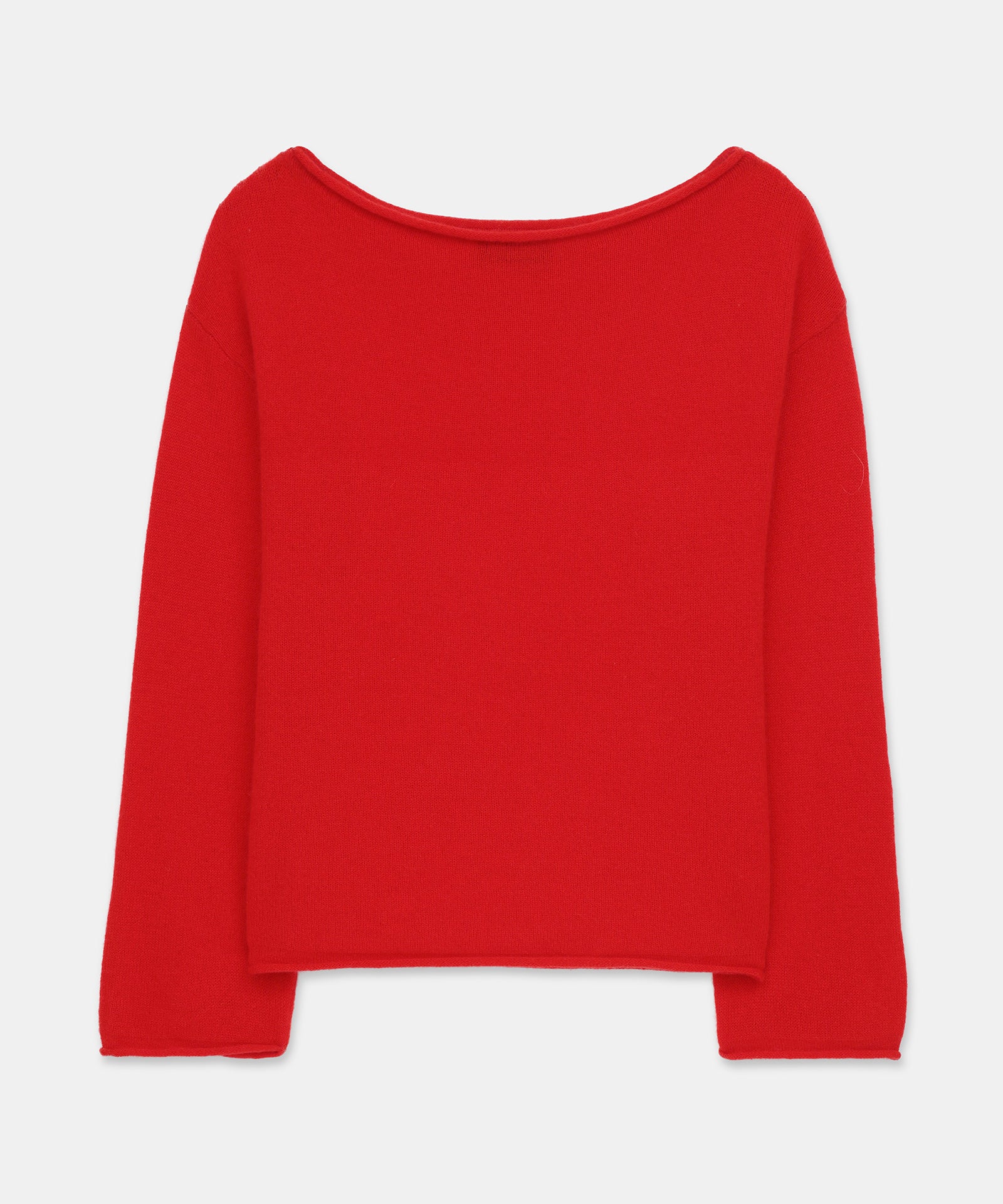Lightweight Cashmere Relaxed Boatneck Sweater - Image 25