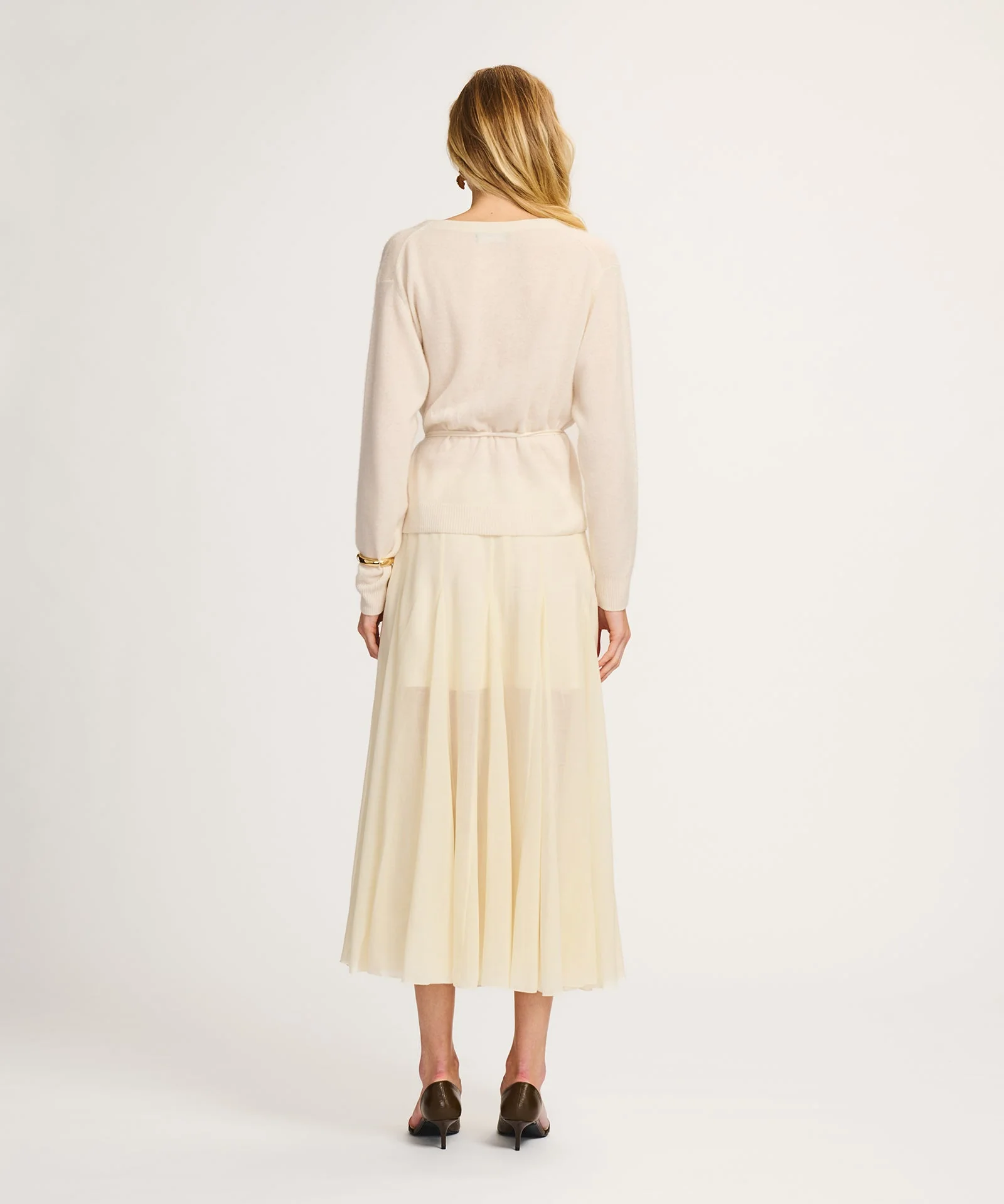 Lightweight Cashmere Wrap Top - Image 6