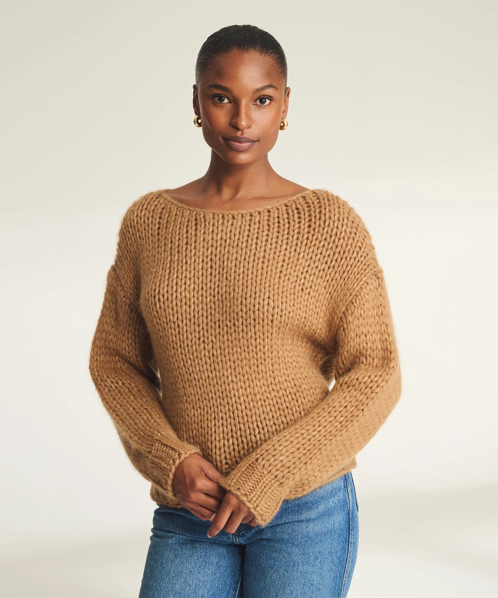Lofty Alpaca Boatneck Sweater - Image 9