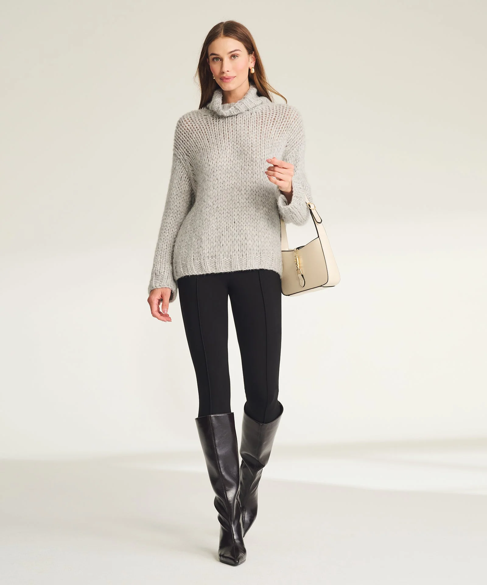 Lofty Alpaca Turtleneck Sweater - Image 4