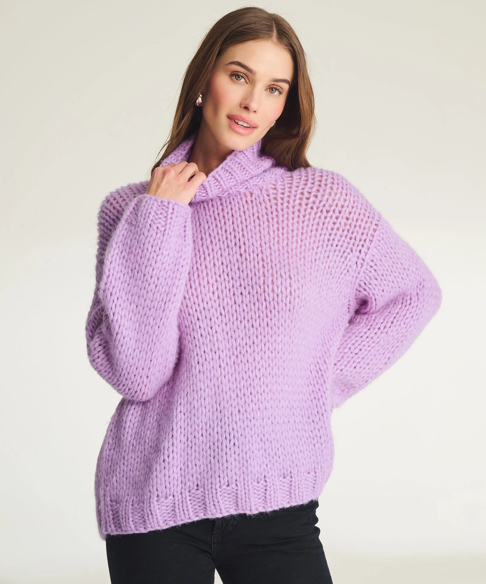 Lofty Alpaca Turtleneck Sweater - Image 7