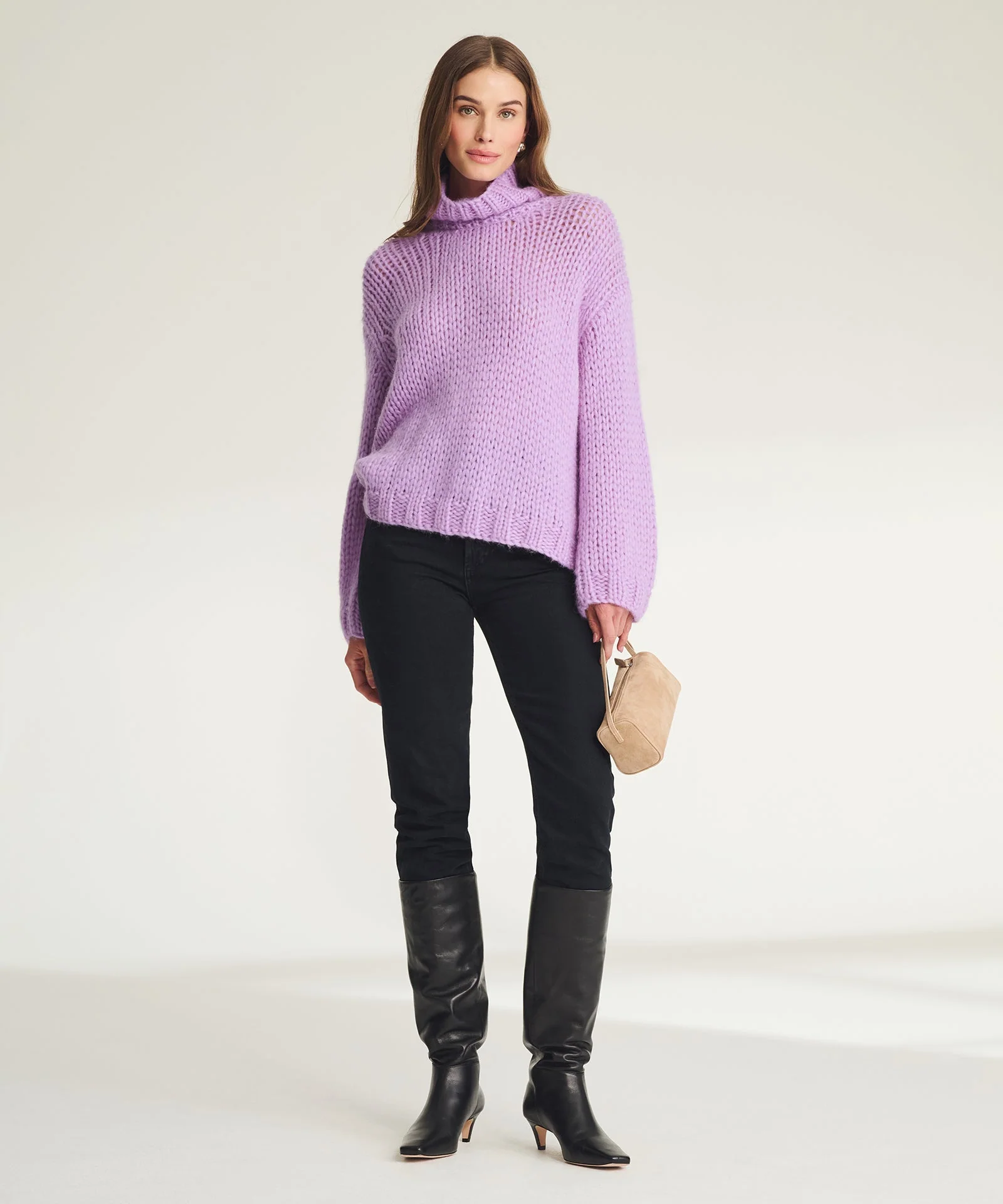 Lofty Alpaca Turtleneck Sweater - Image 8