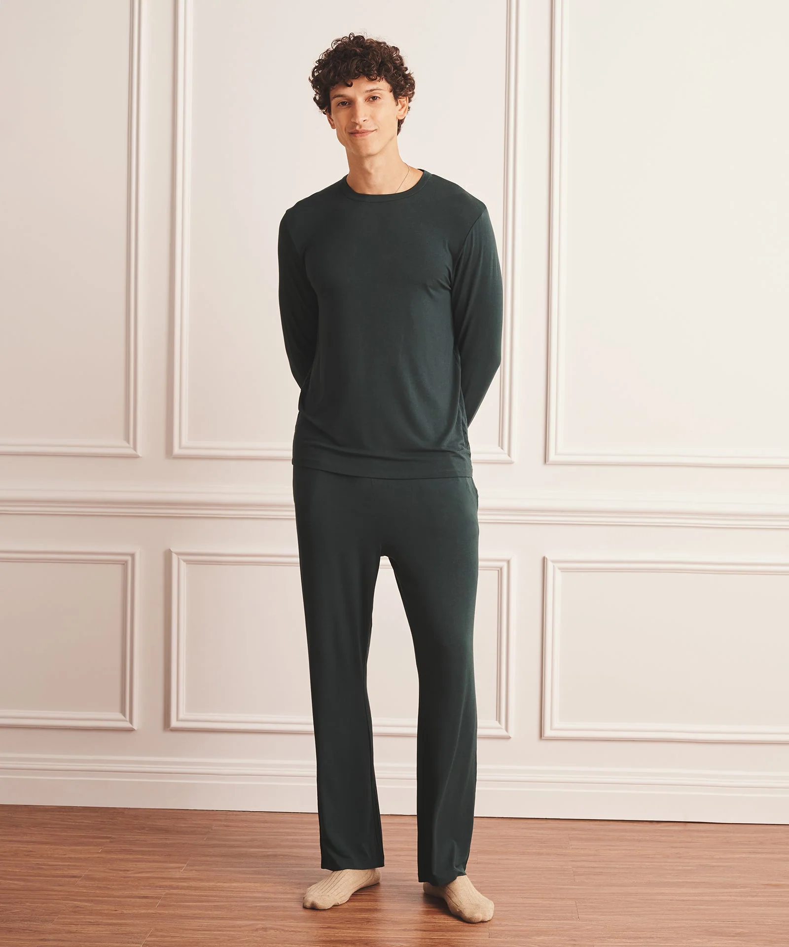 Breathable Long Sleeve Sleep Tee - Image 15