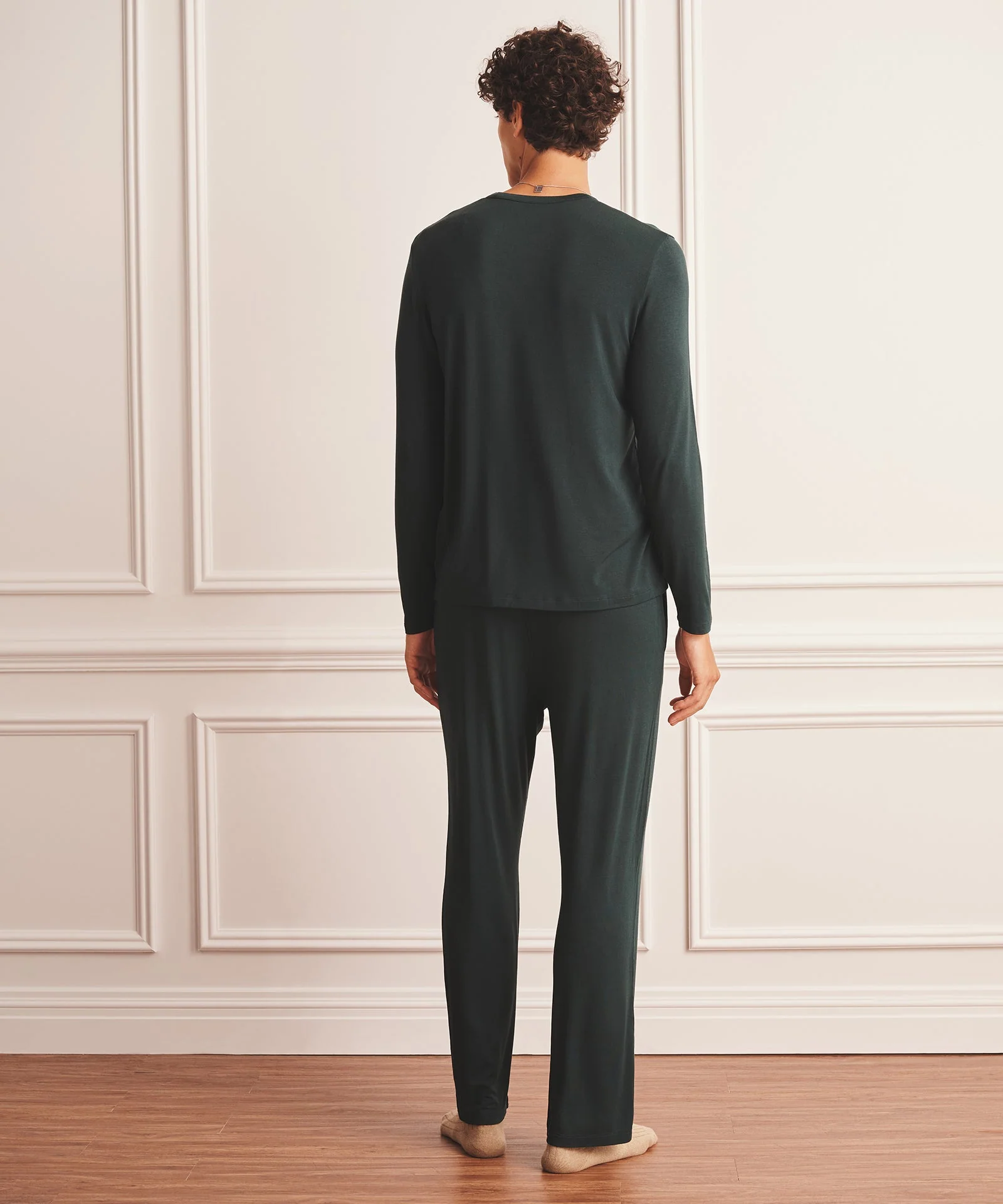 Breathable Long Sleeve Sleep Tee - Image 17