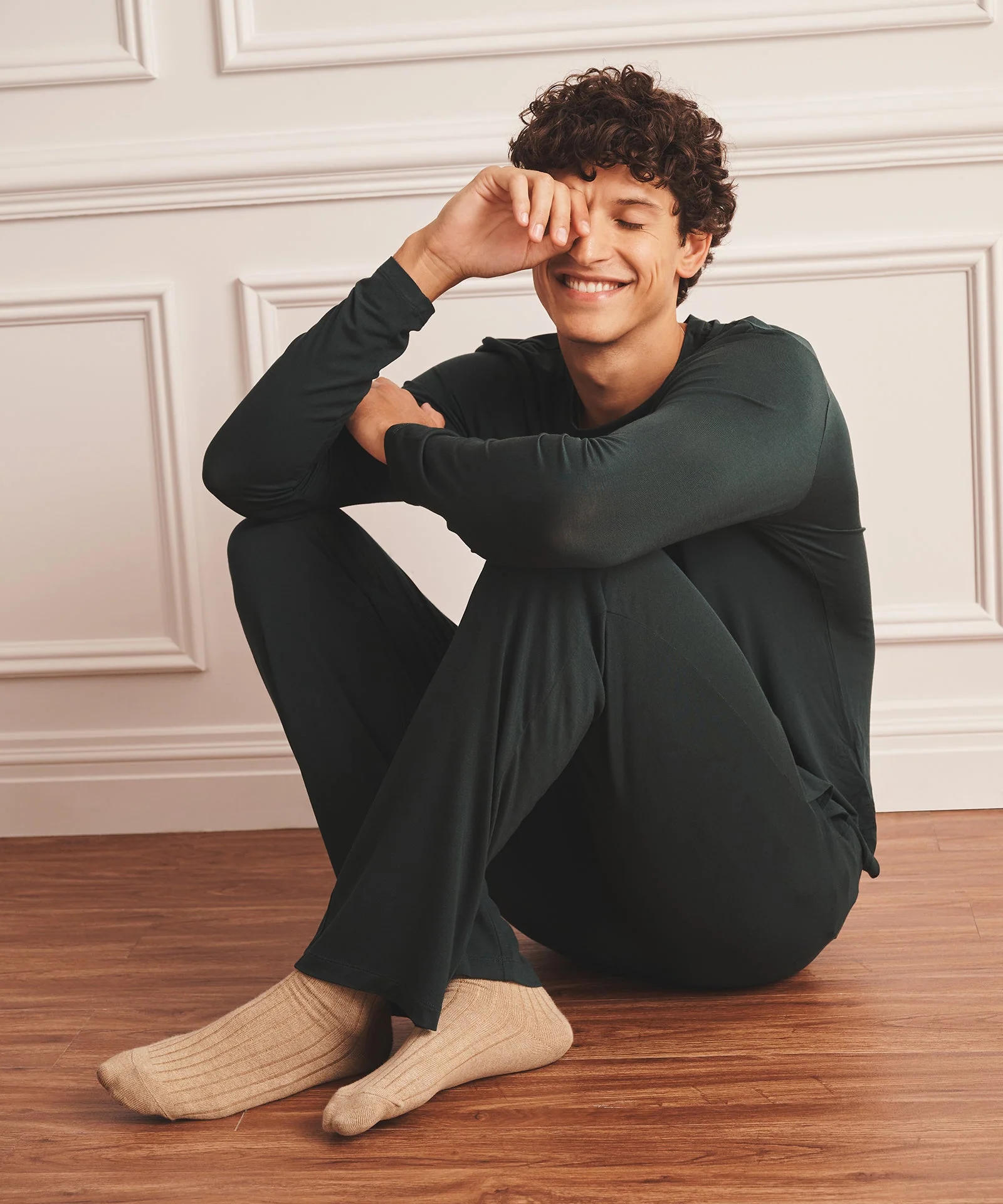 Breathable Long Sleeve Sleep Tee - Image 3