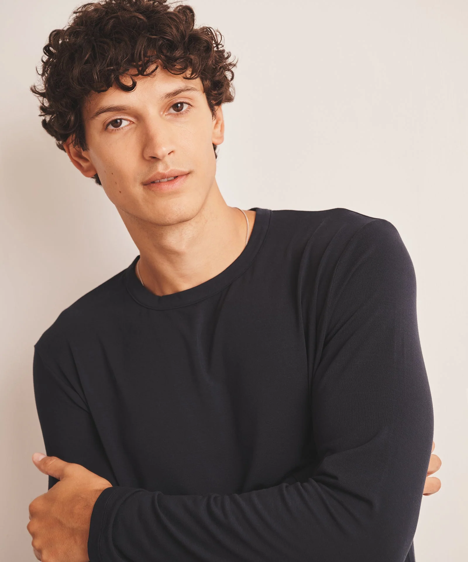 Breathable Long Sleeve Sleep Tee - Image 5