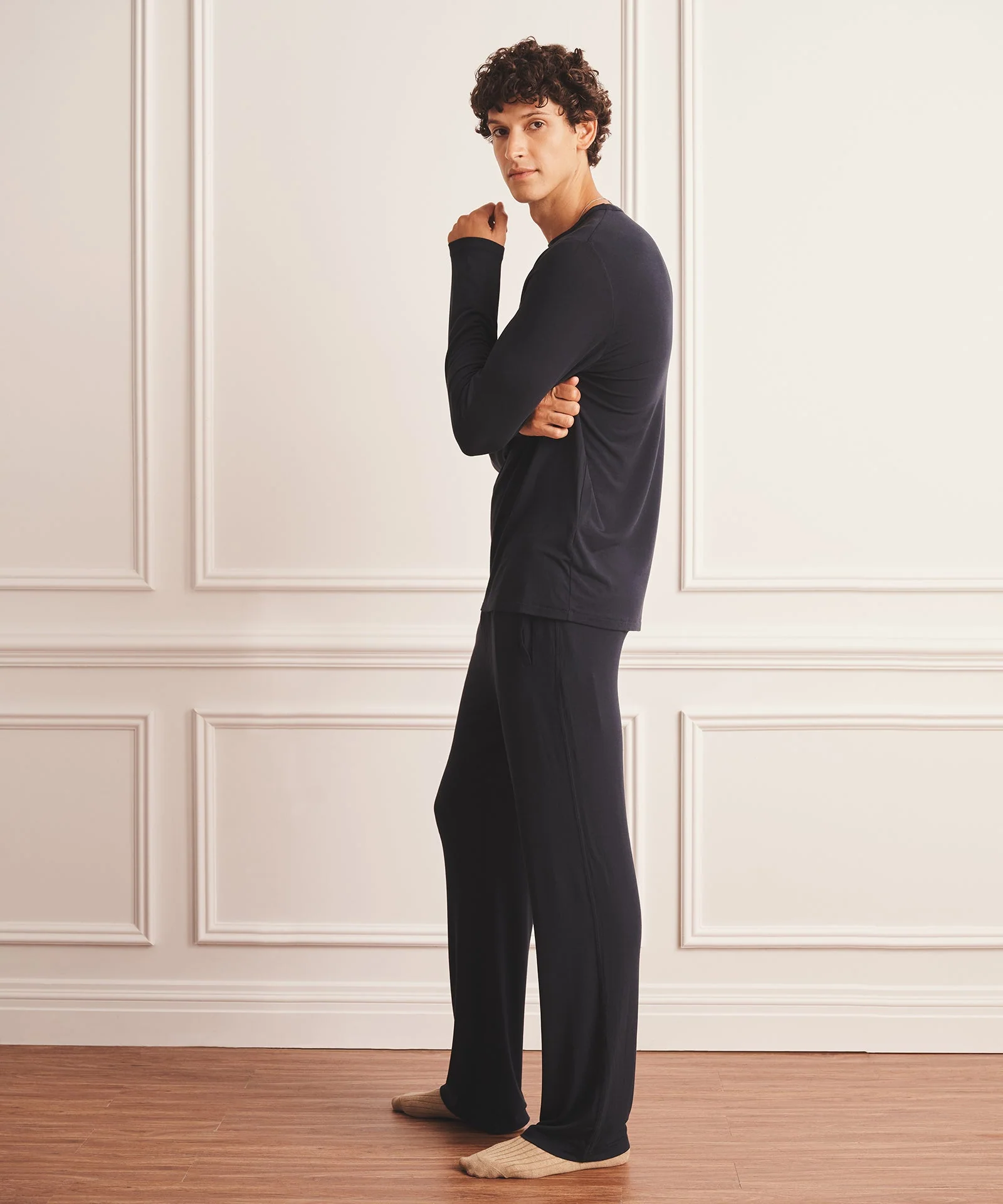 Breathable Long Sleeve Sleep Tee - Image 7