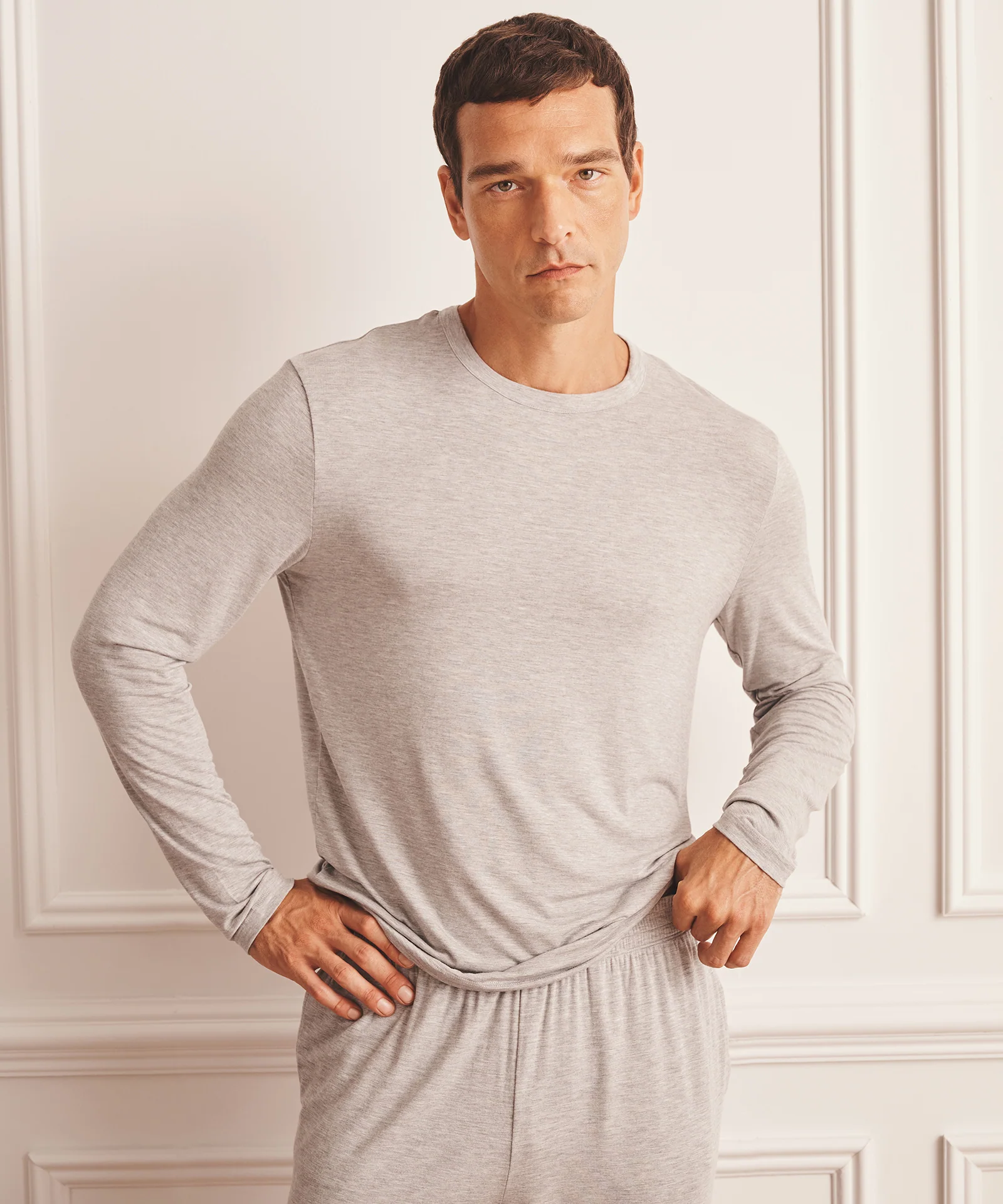 Breathable Long Sleeve Sleep Tee - Image 9