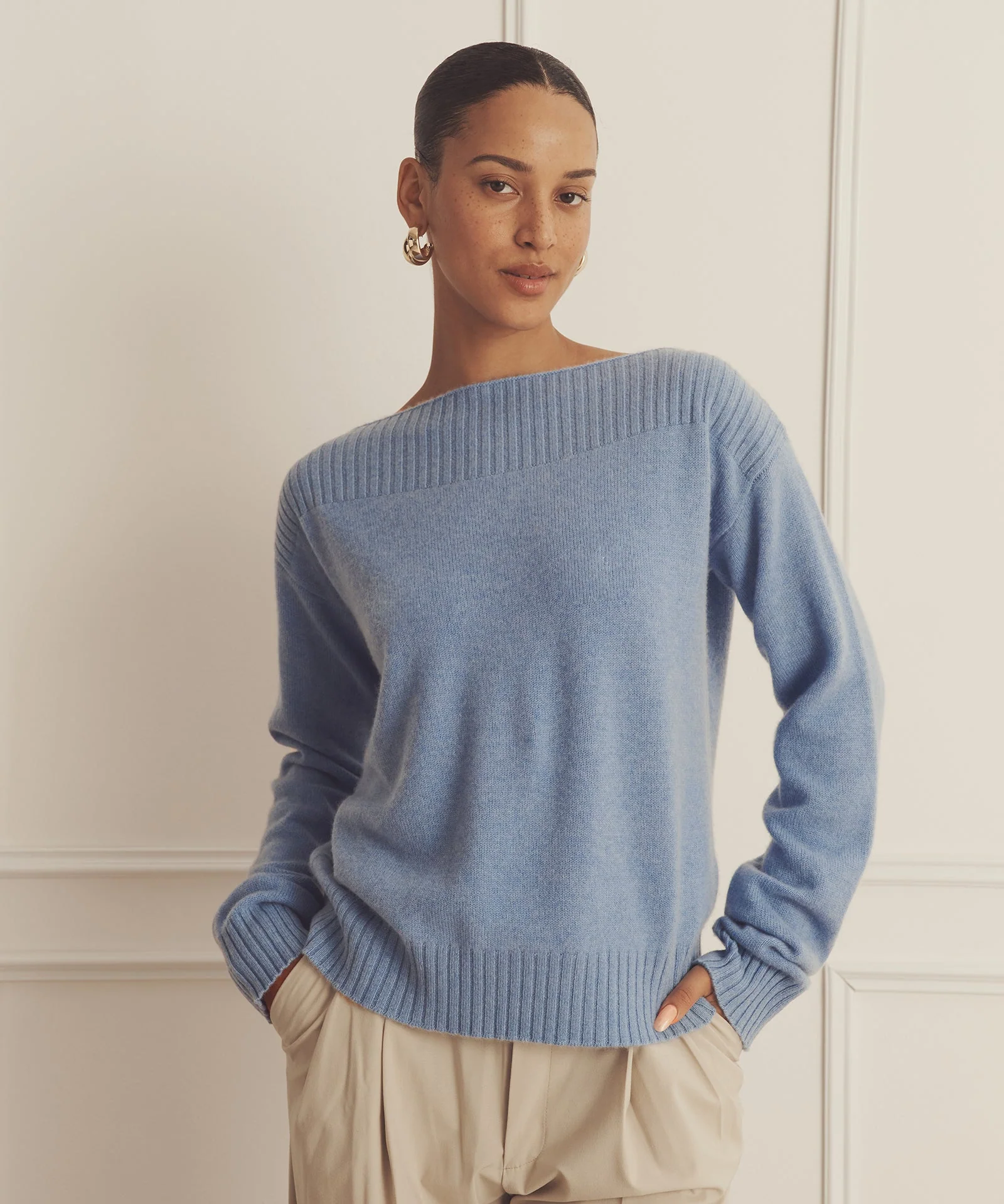 Luxe Cashmere Boatneck - Image 4