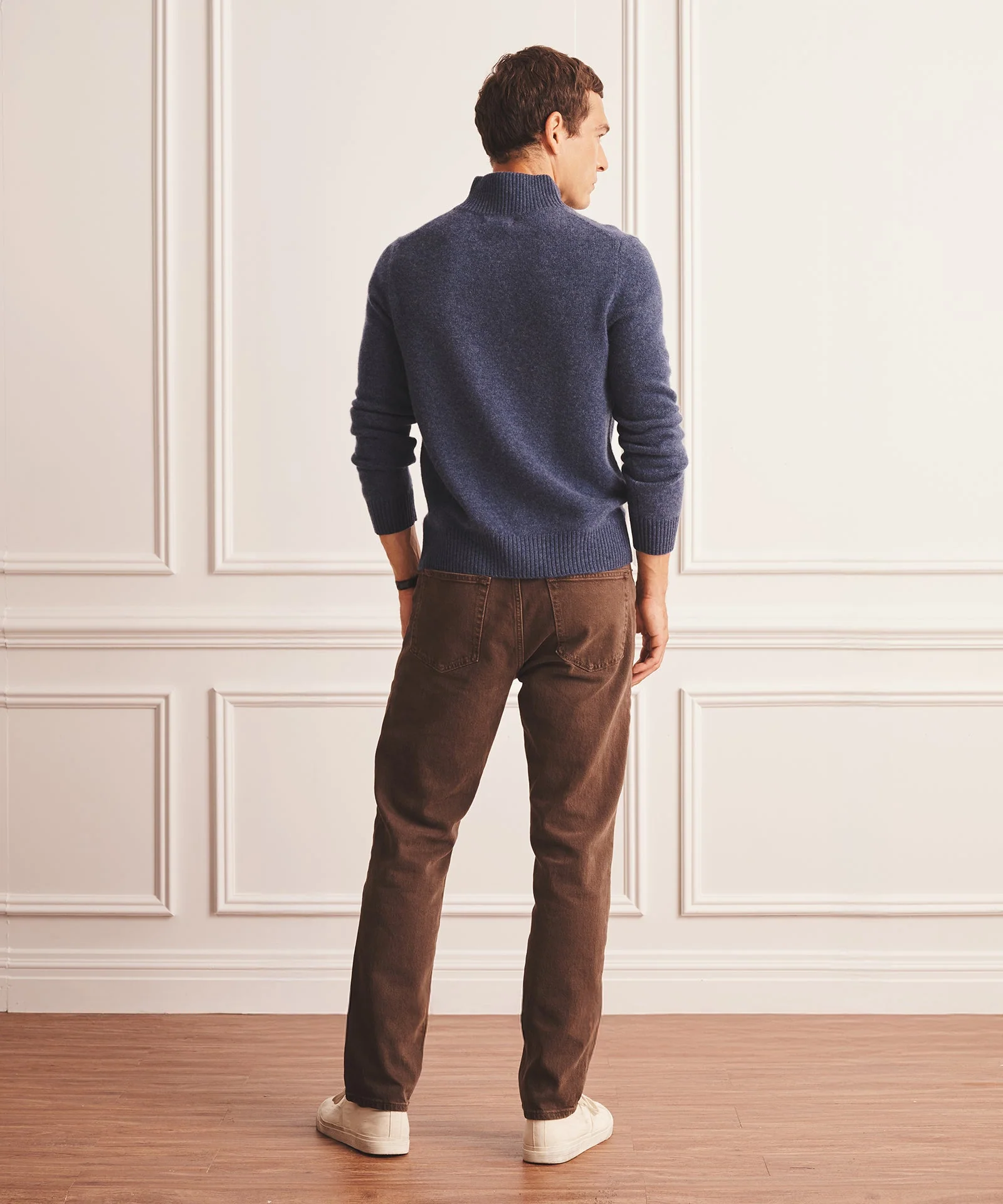 Luxe Cashmere Button Pullover Sweater - Image 18