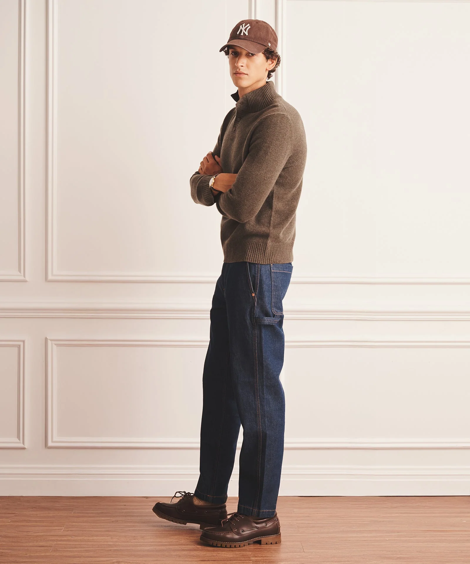 Luxe Cashmere Button Pullover Sweater - Image 8