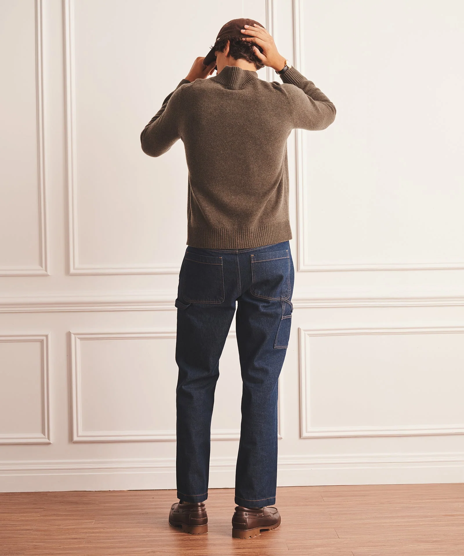 Luxe Cashmere Button Pullover Sweater - Image 9