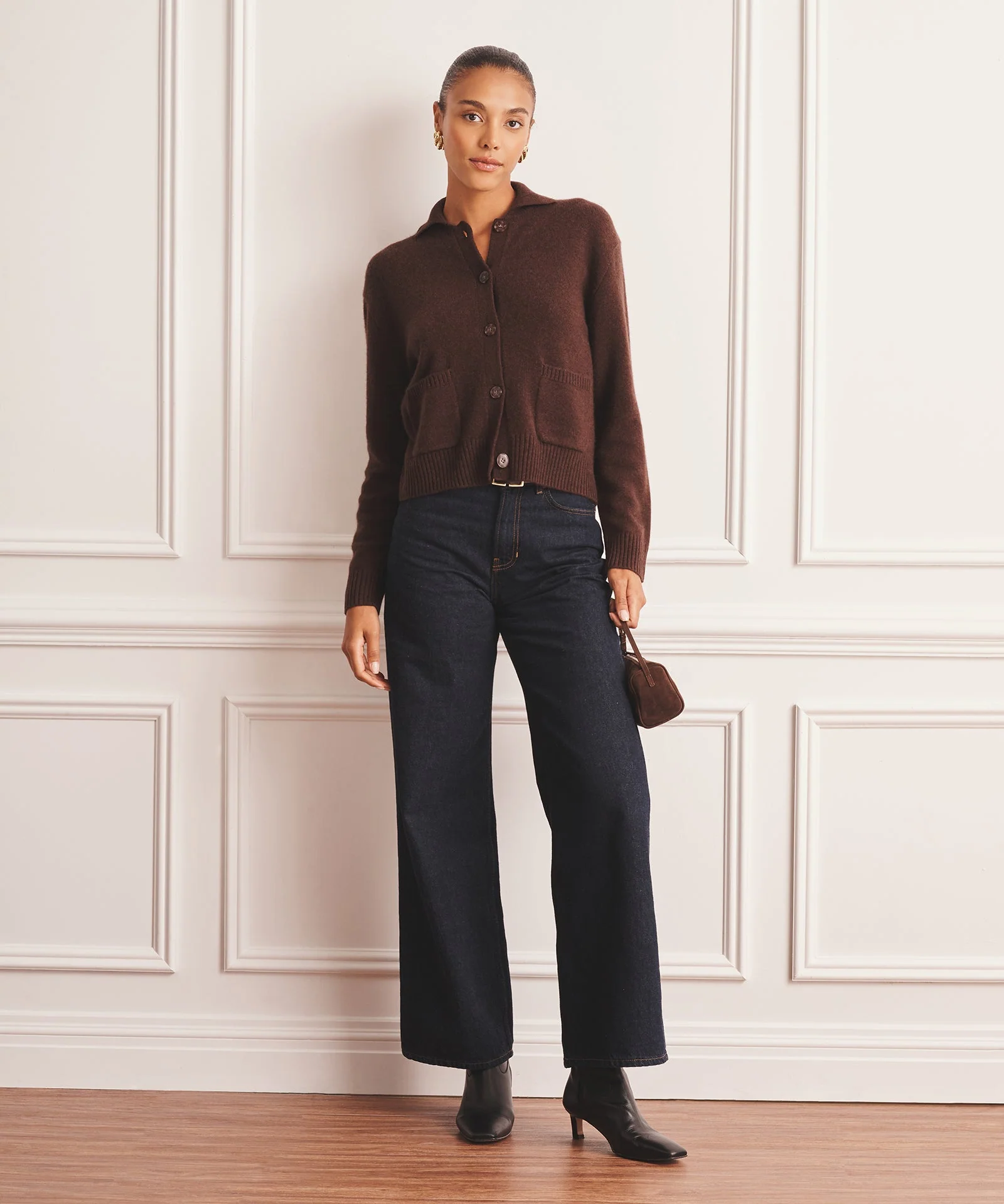 Collared Cashmere Cardigan - Image 13