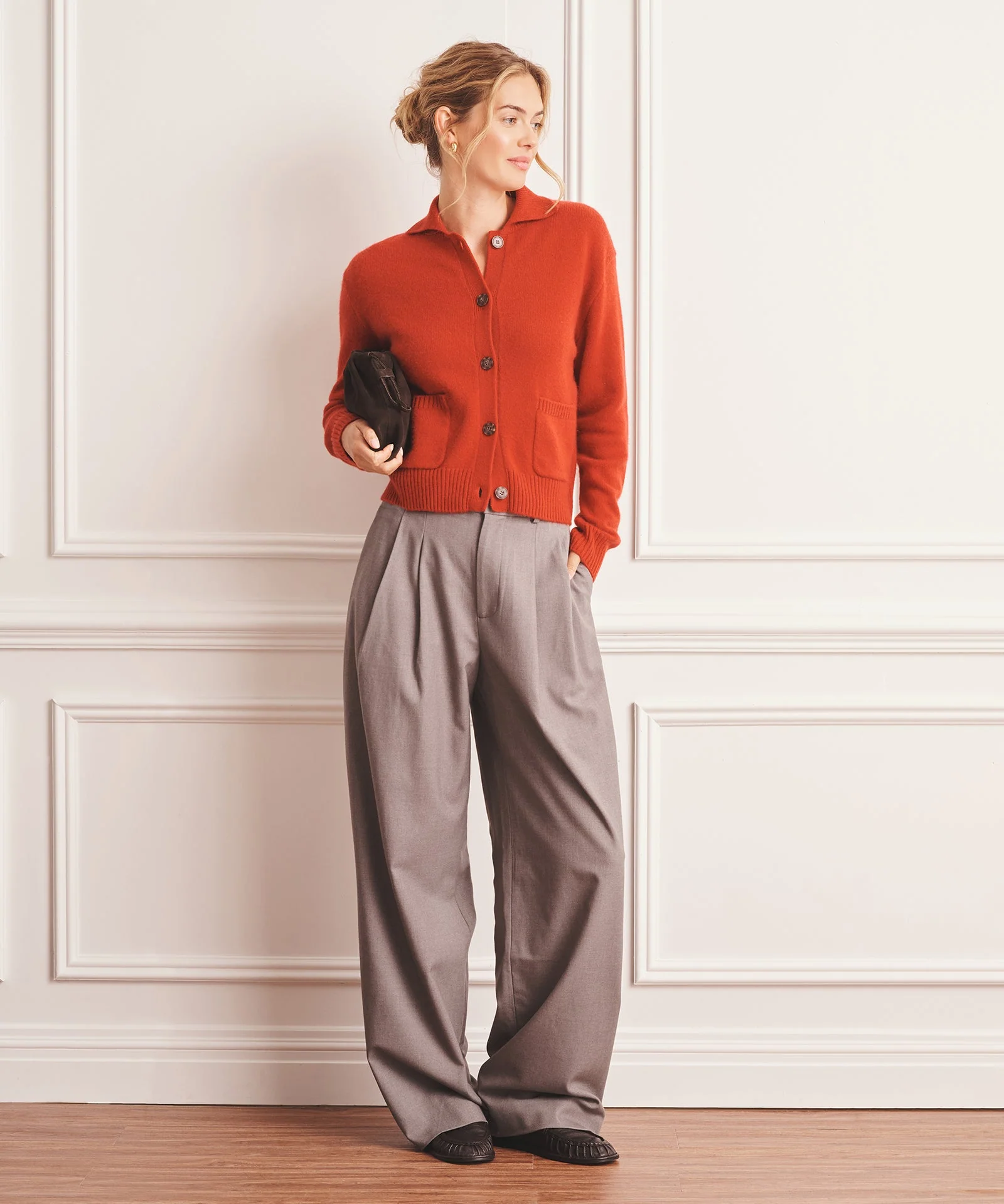 Collared Cashmere Cardigan - Image 19